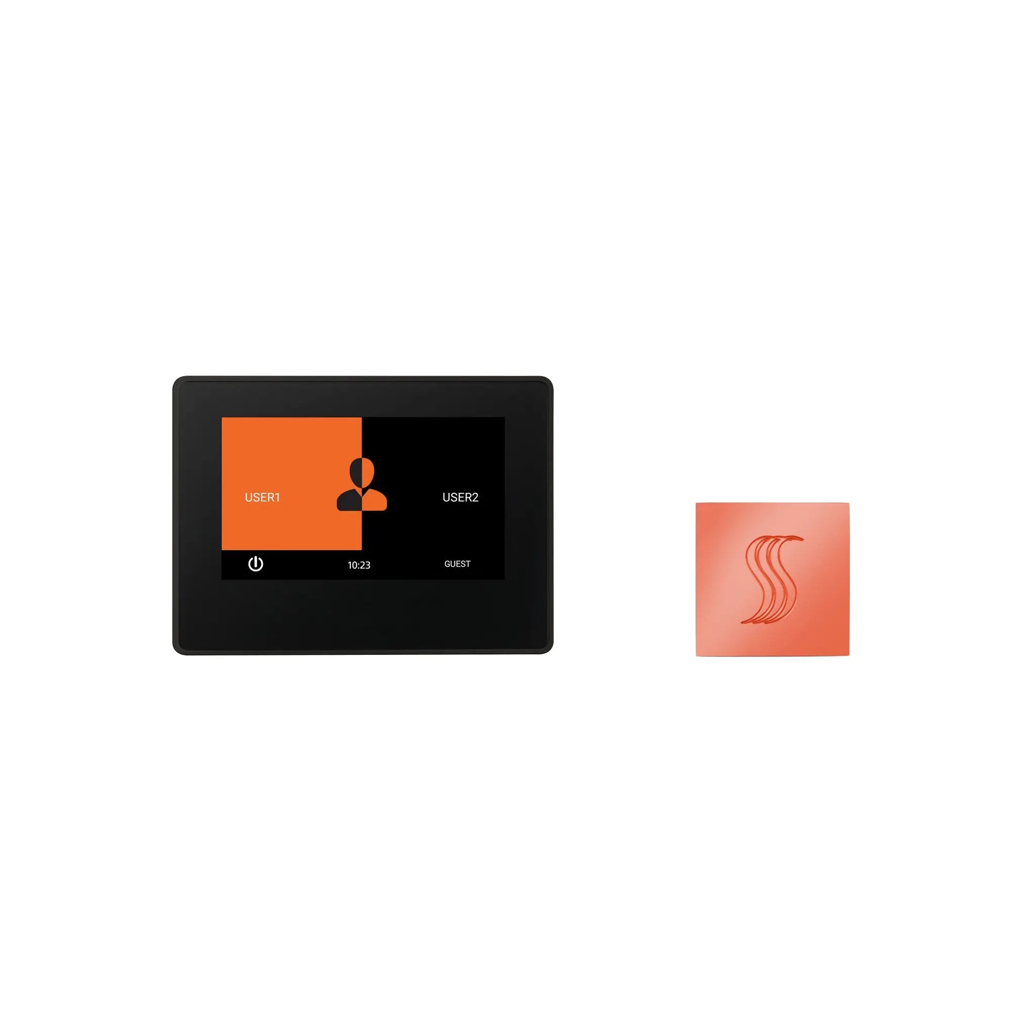 Thermasol ThermaTouch 7" Control and Steam Head Kit Square by Thermasol