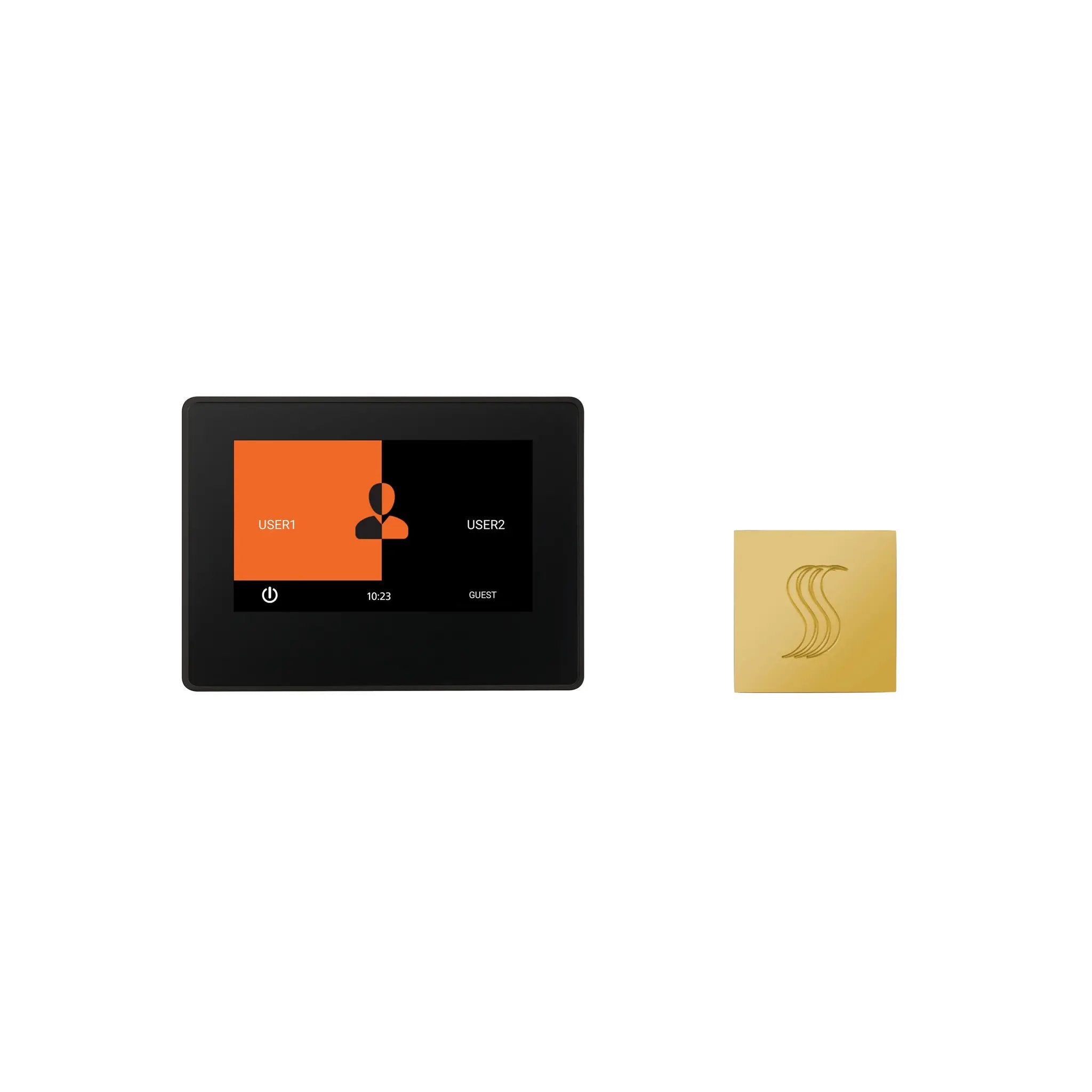 Thermasol ThermaTouch 7" Control and Steam Head Kit Square by Thermasol
