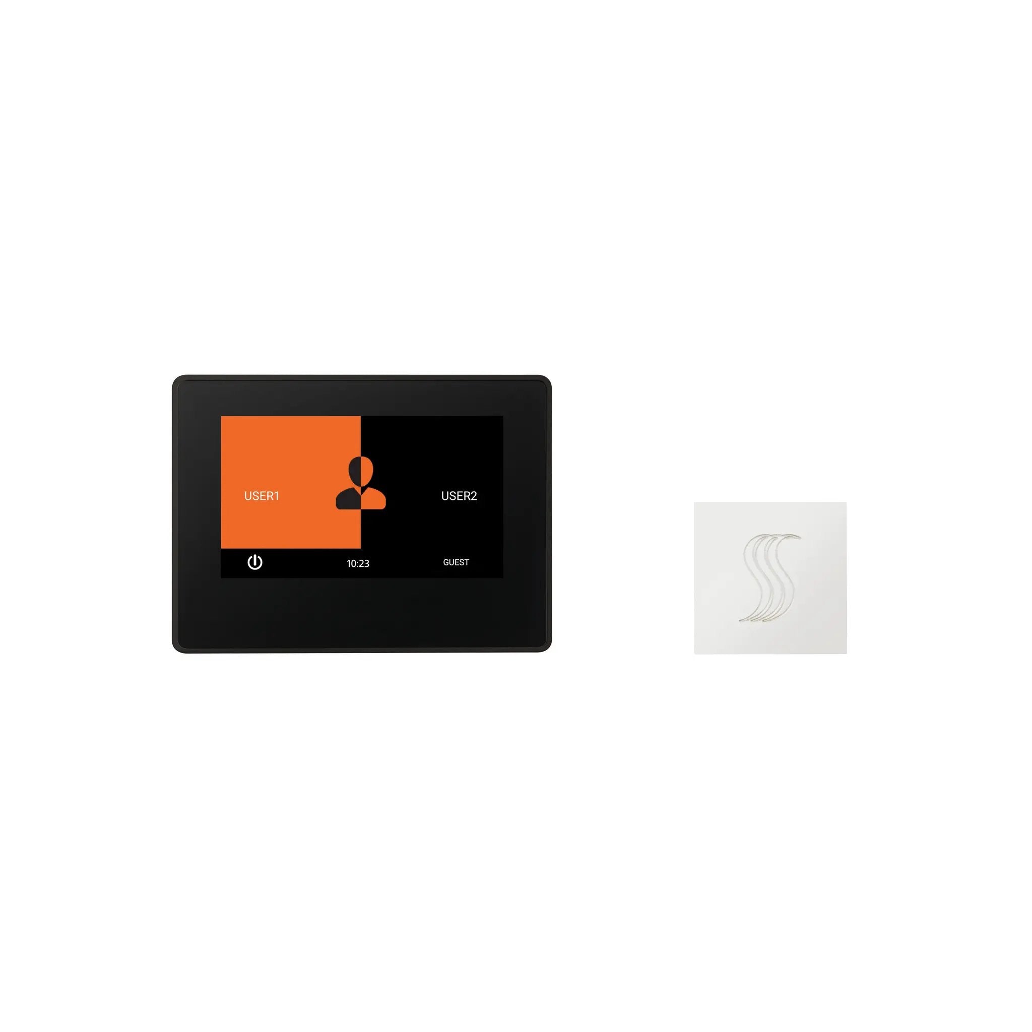 Thermasol ThermaTouch 7" Control and Steam Head Kit Square by Thermasol