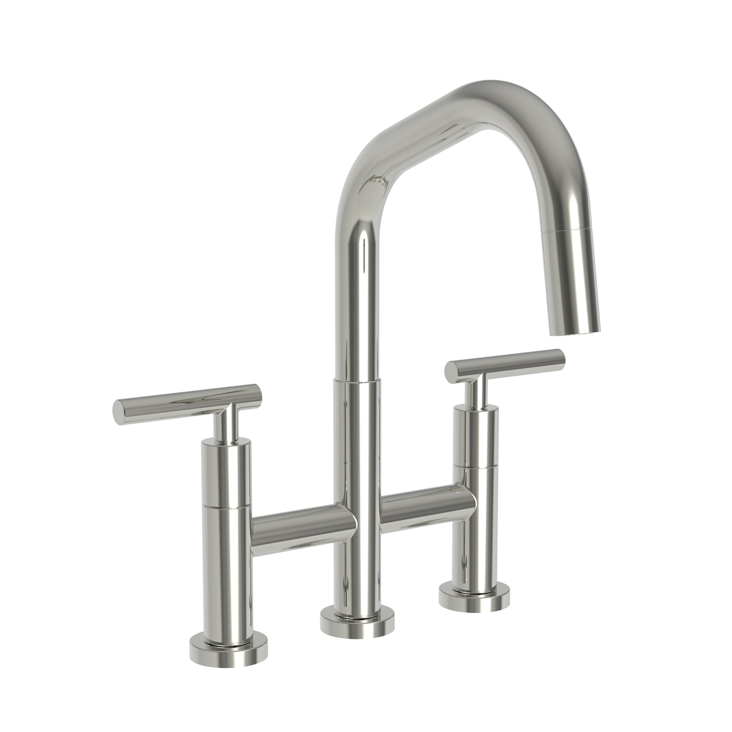 Newport Brass East Square Kitchen Bridge Pull-Down Faucet