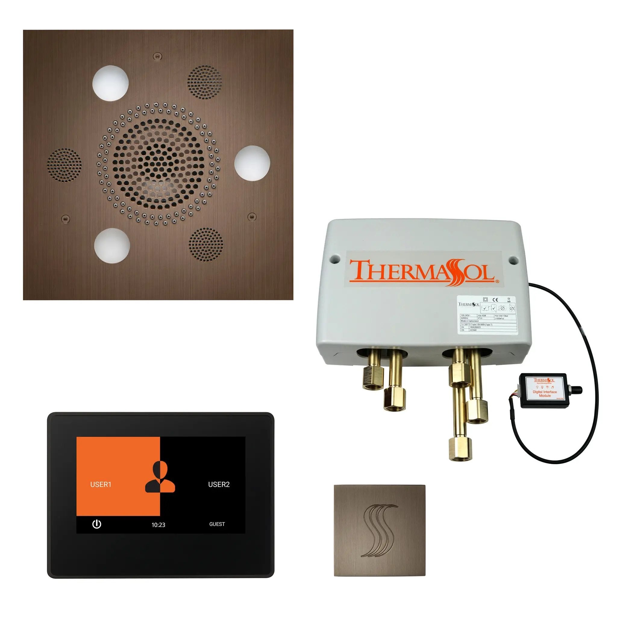 Thermasol The Total Wellness Package with 7" ThermaTouch and Square by Thermasol