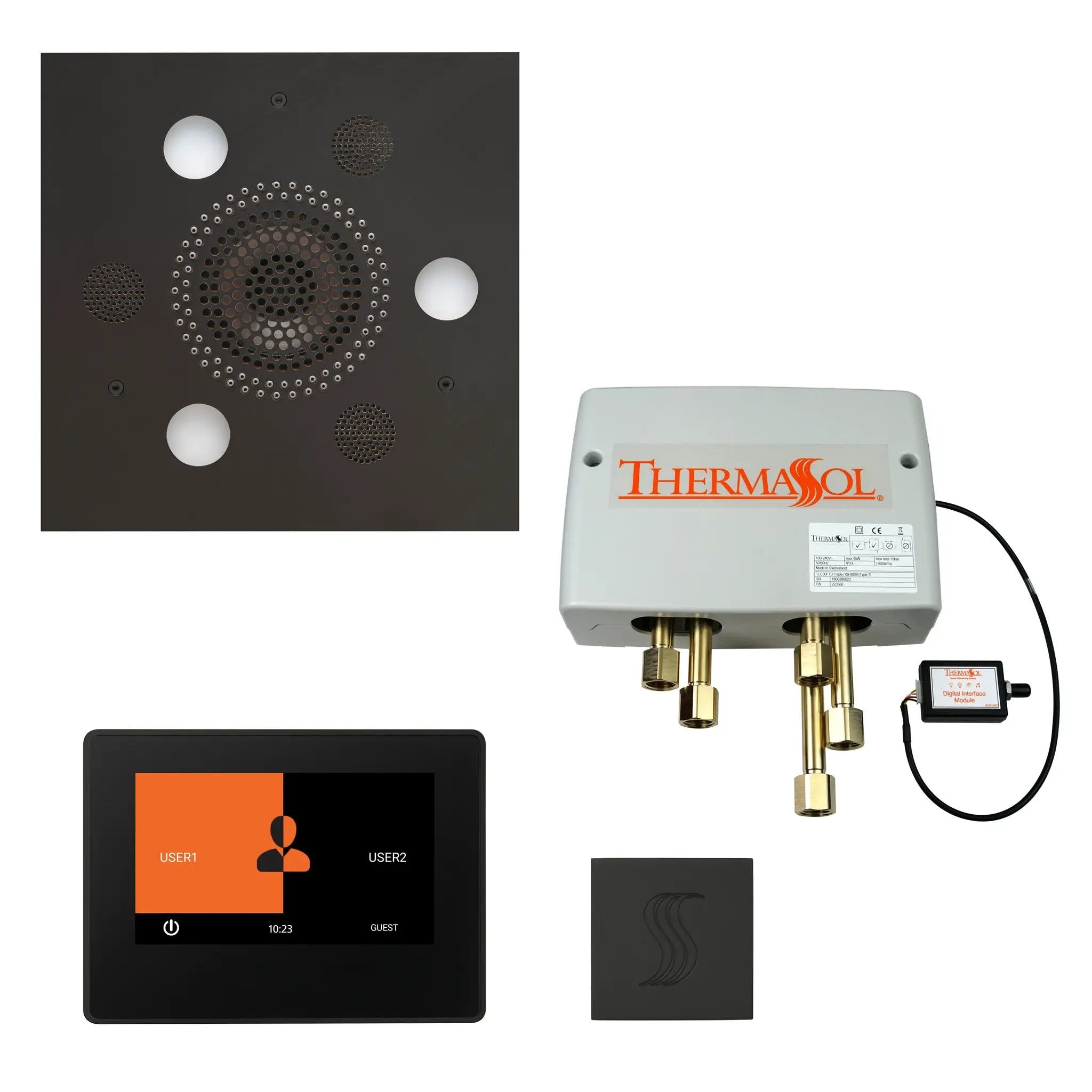 Thermasol The Total Wellness Package with 7" ThermaTouch and Square by Thermasol