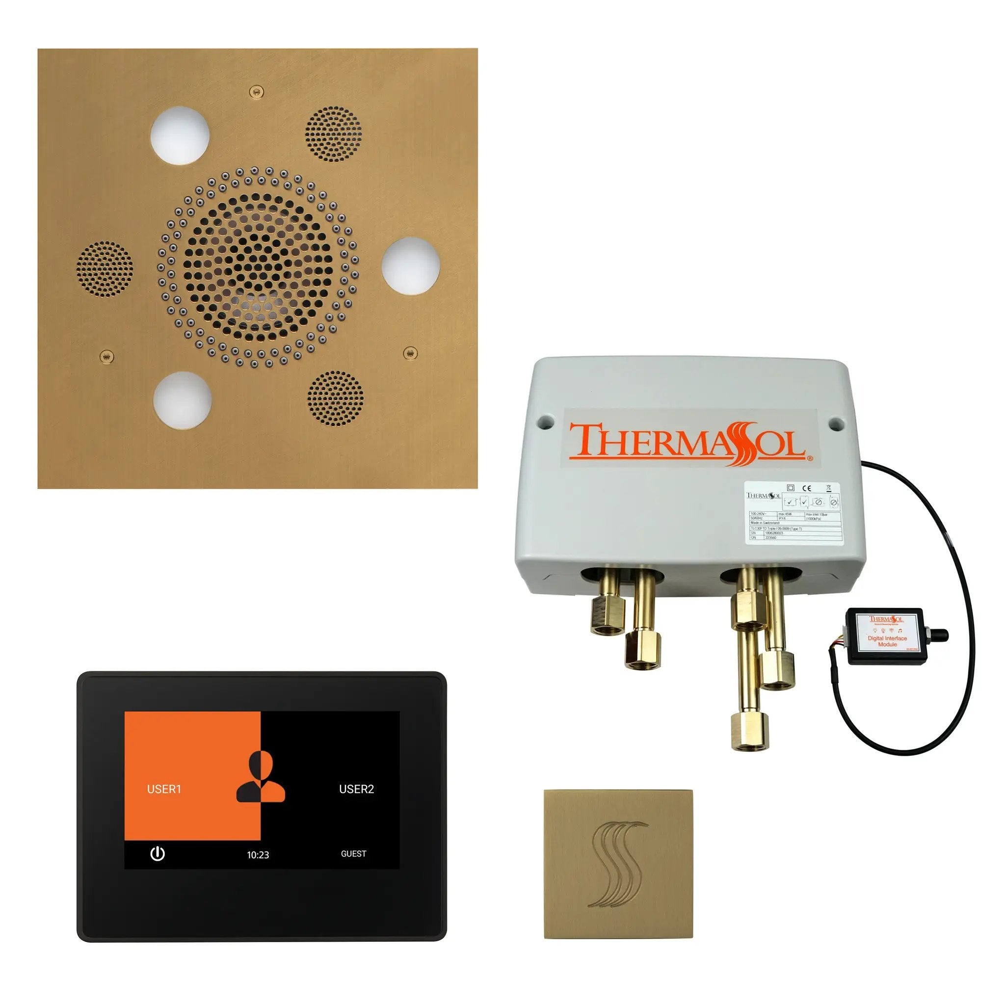 Thermasol The Total Wellness Package with 7" ThermaTouch and Square by Thermasol
