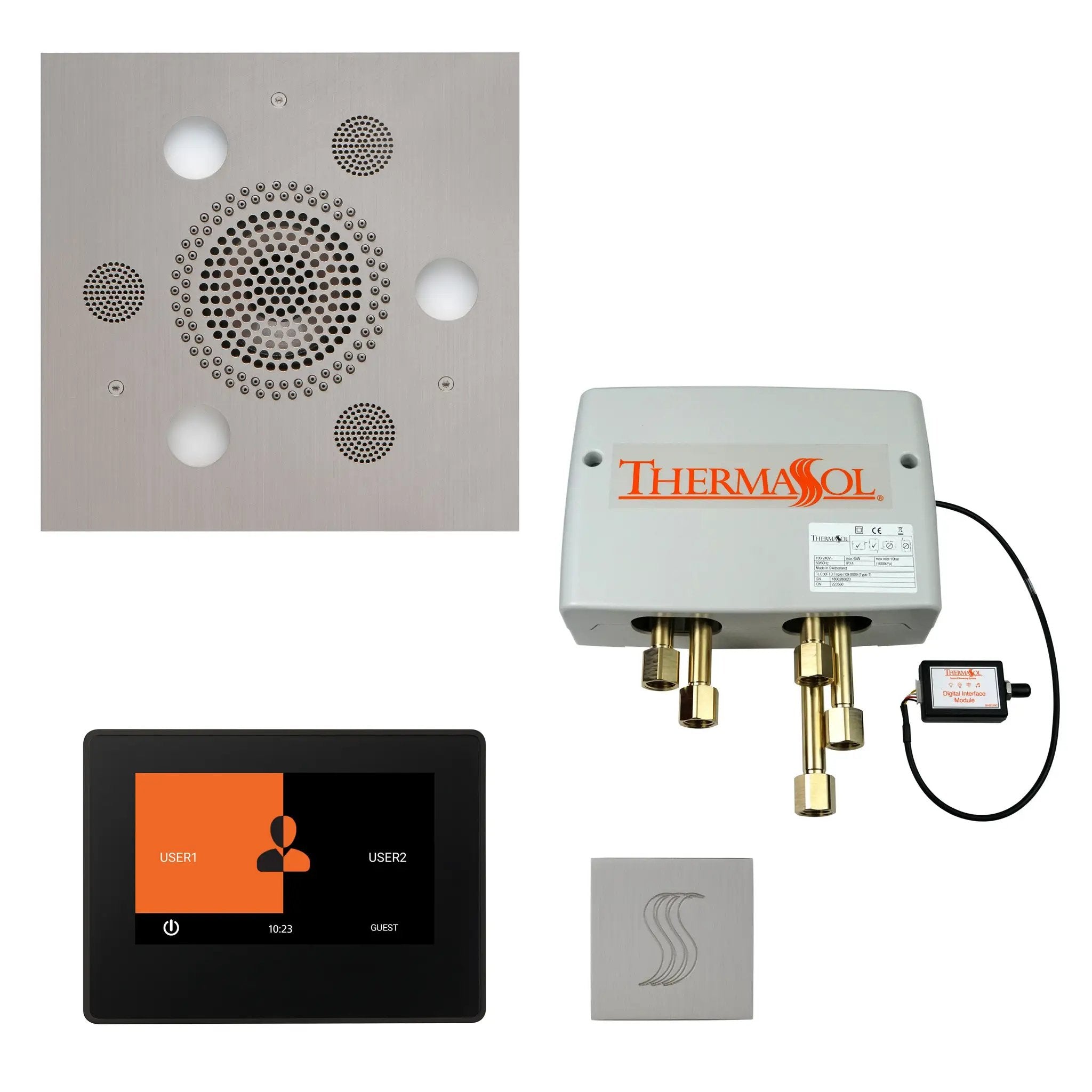 Thermasol The Total Wellness Package with 7" ThermaTouch and Square by Thermasol