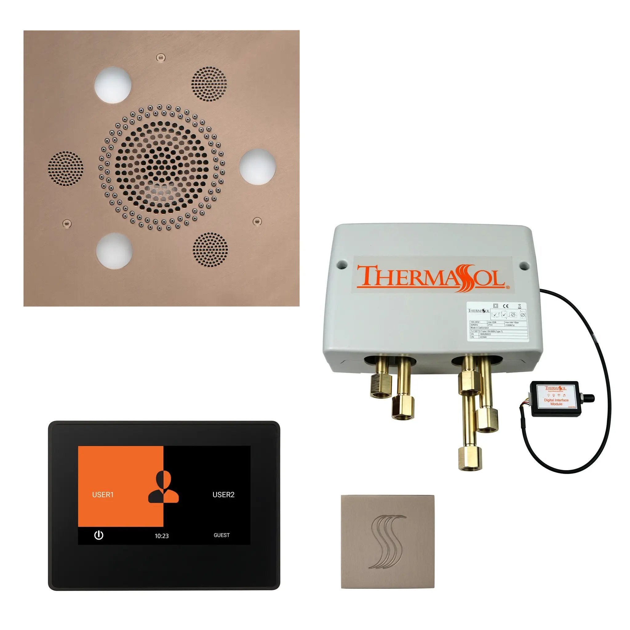Thermasol The Total Wellness Package with 7" ThermaTouch and Square by Thermasol