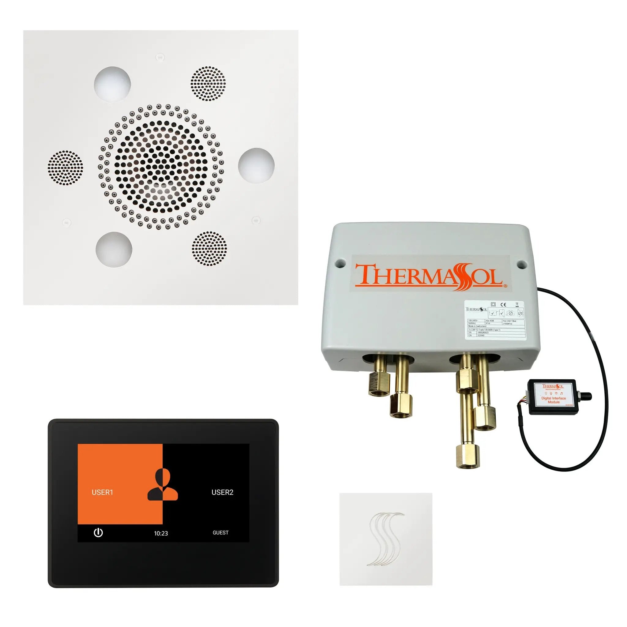 Thermasol The Total Wellness Package with 7" ThermaTouch and Square by Thermasol