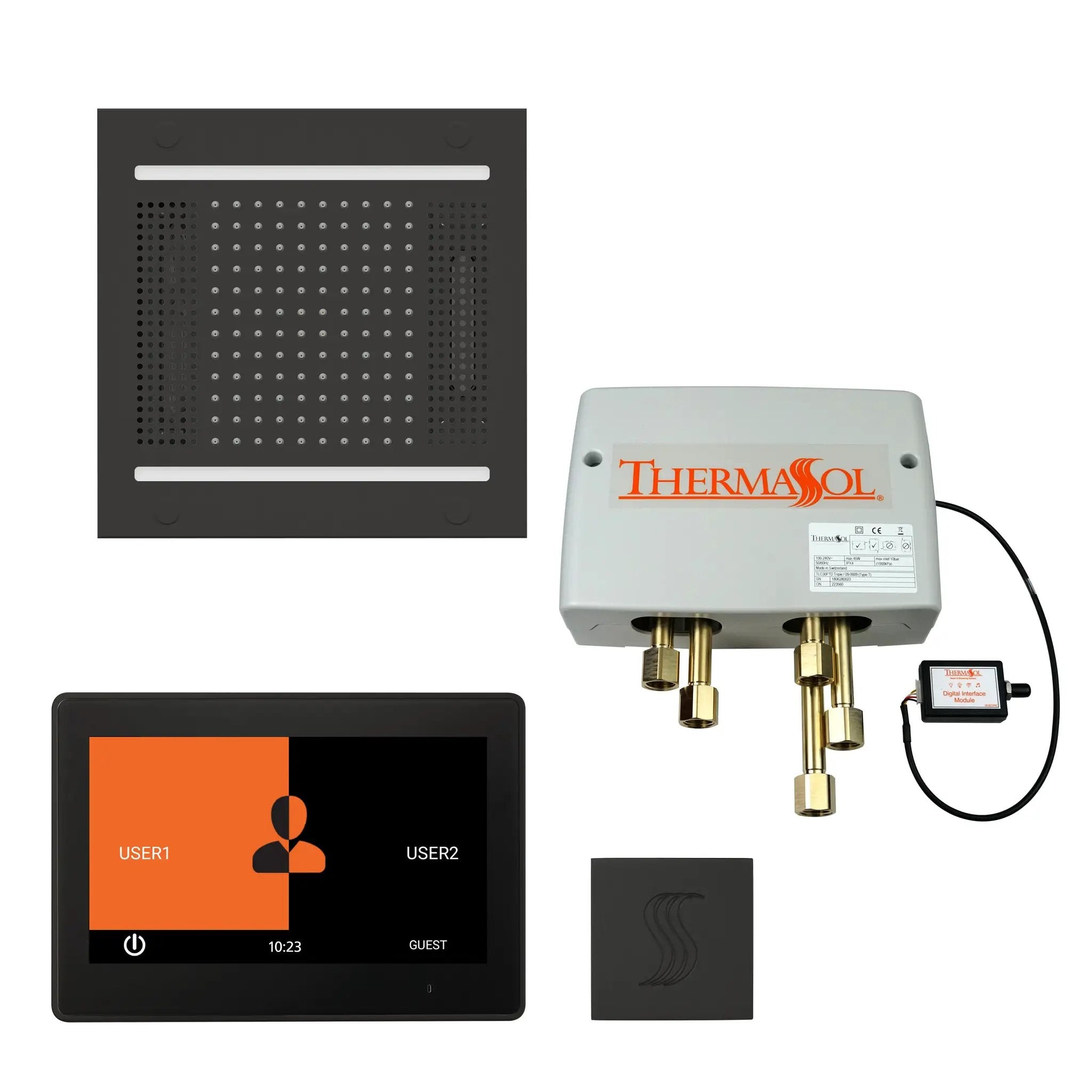 Thermasol The Total Wellness Hydrovive14 Package with 10" ThermaTouch Square by Thermasol