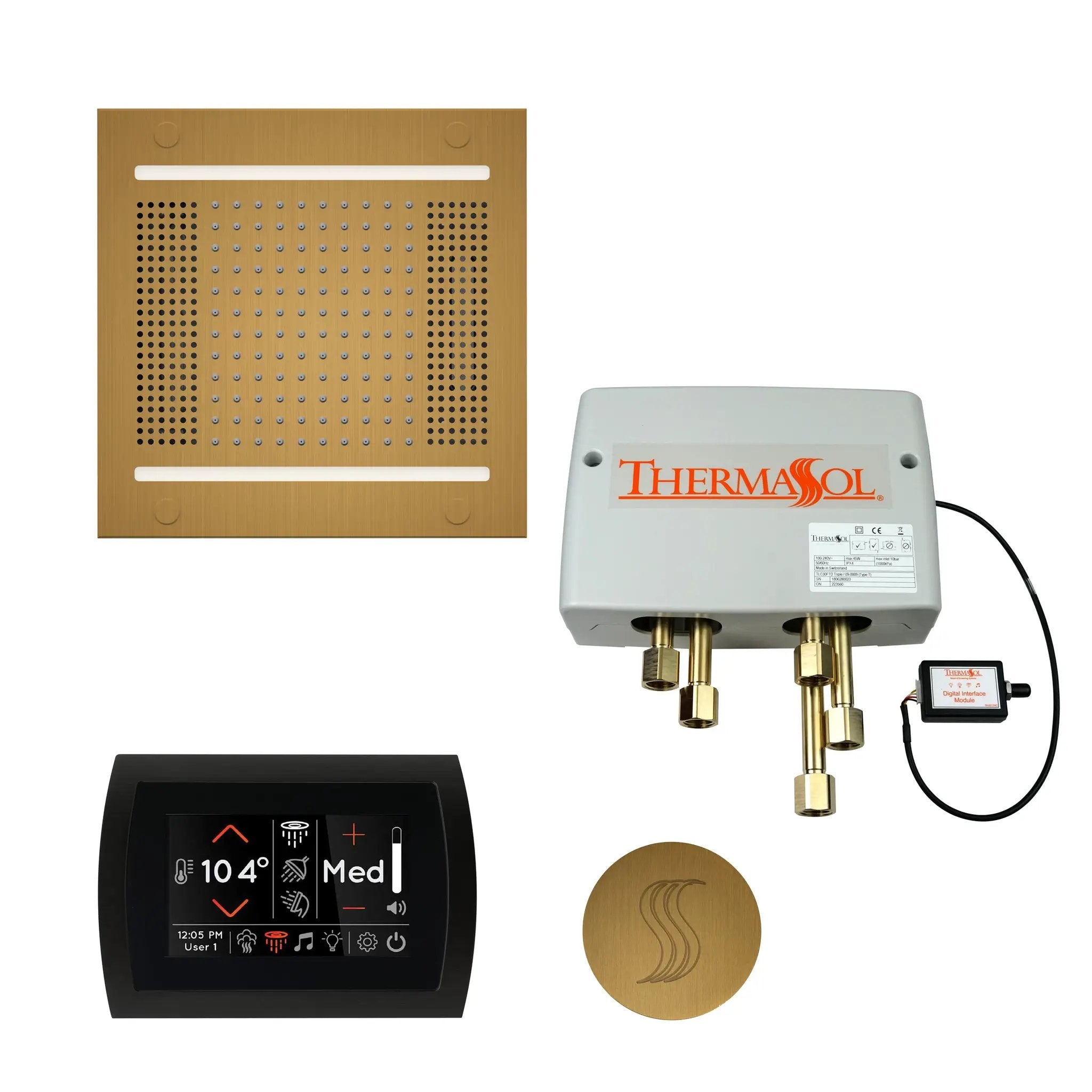 Thermasol The Total Wellness Package Hydrovive14 with SignaTouch Round by Thermasol