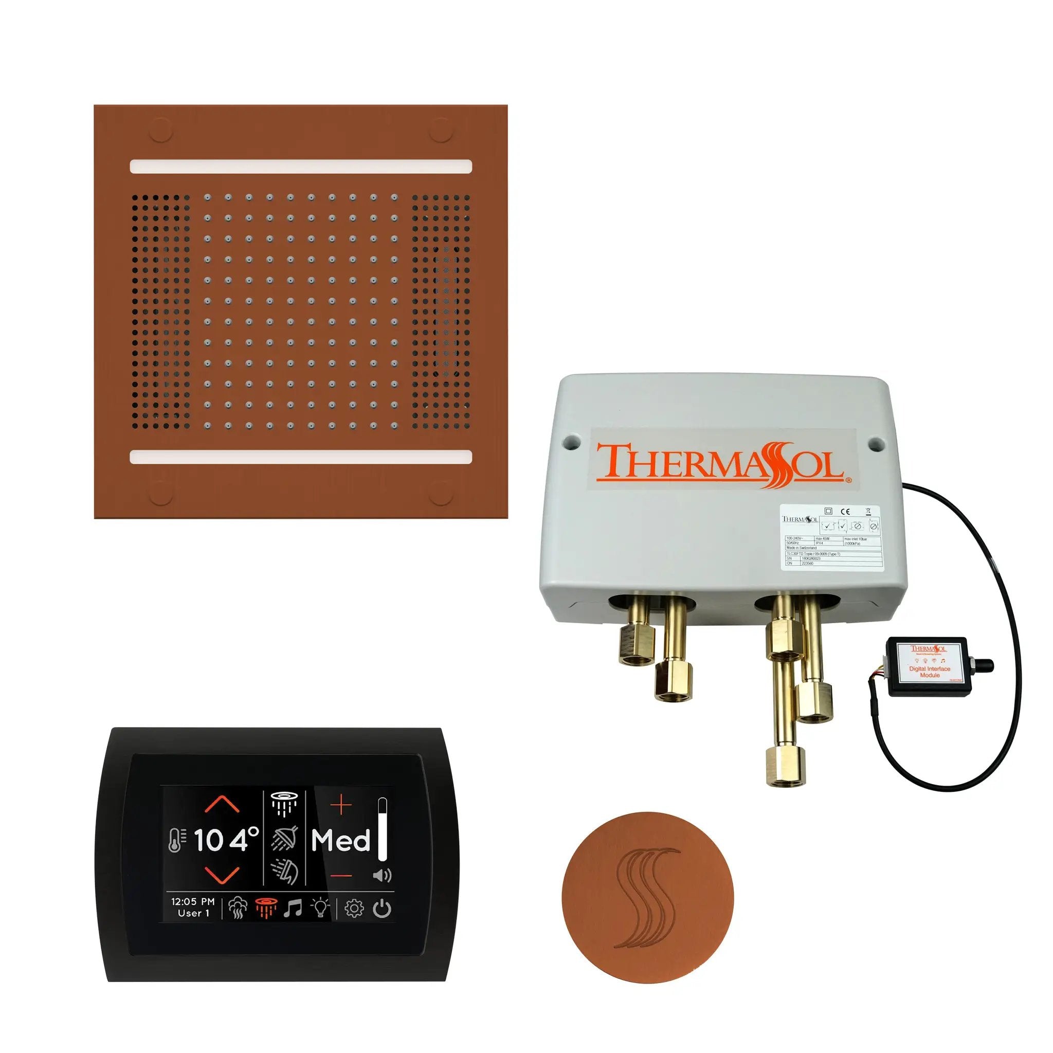 Thermasol The Total Wellness Package Hydrovive14 with SignaTouch Round by Thermasol