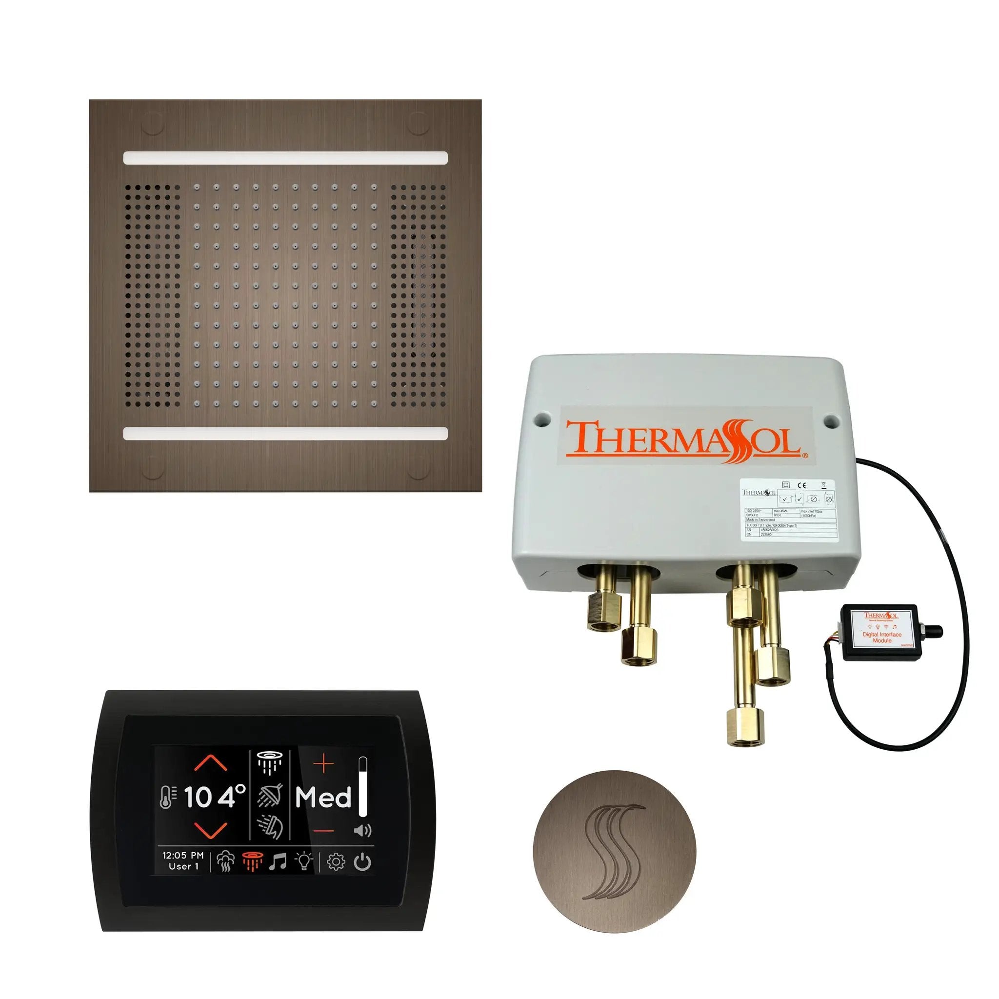 Thermasol The Total Wellness Package Hydrovive14 with SignaTouch Round by Thermasol