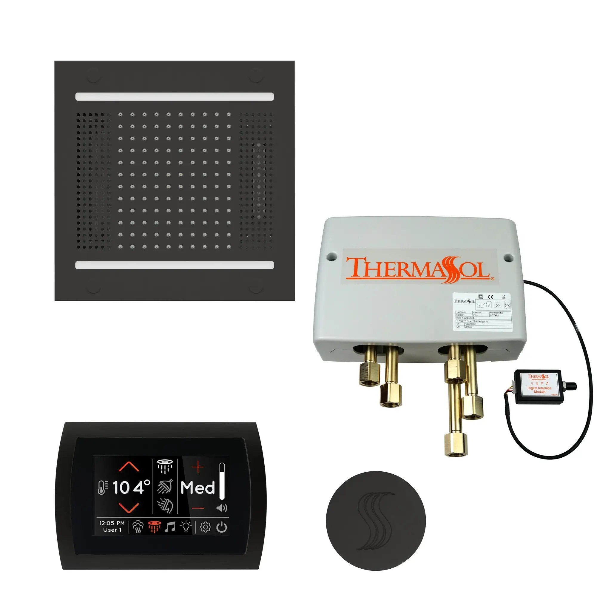 Thermasol The Total Wellness Package Hydrovive14 with SignaTouch Round by Thermasol