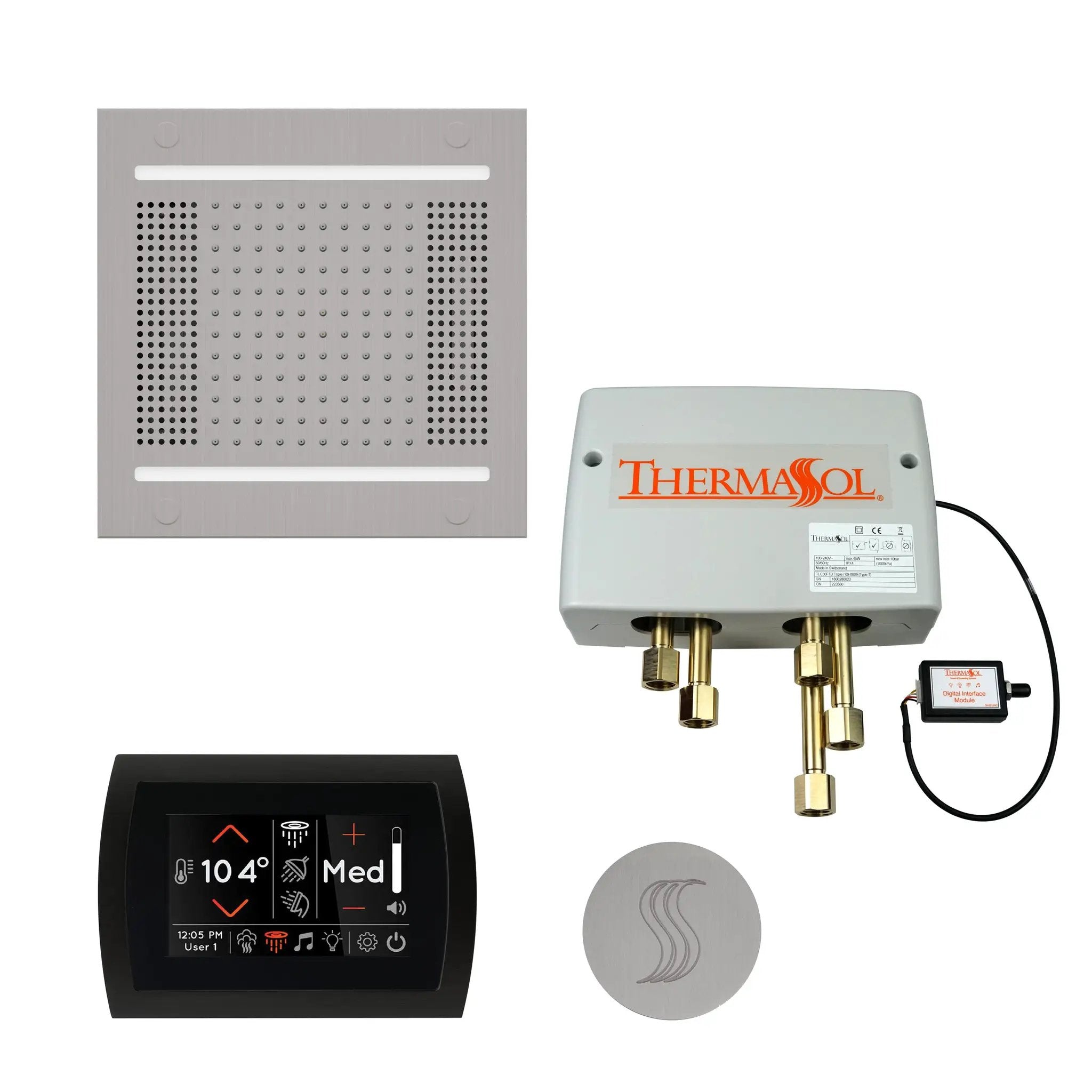 Thermasol The Total Wellness Package Hydrovive14 with SignaTouch Round by Thermasol