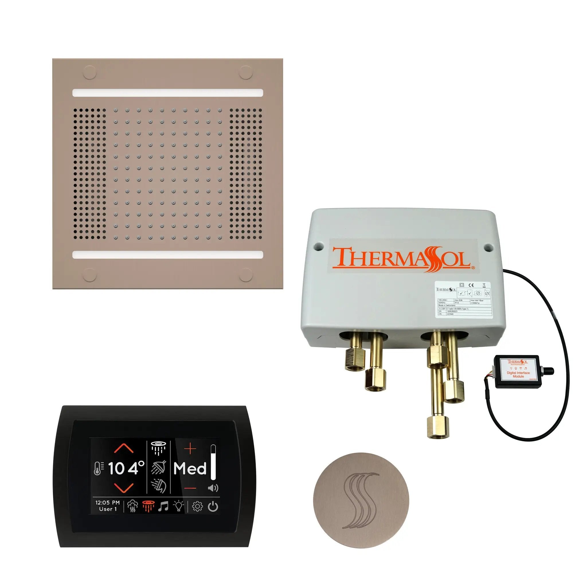 Thermasol The Total Wellness Package Hydrovive14 with SignaTouch Round by Thermasol