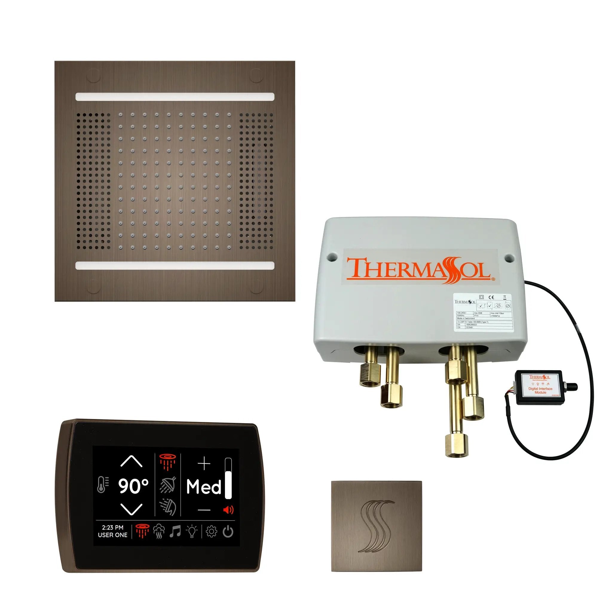 Thermasol The Total Wellness Package Hydrovive14 with SignaTouch Square by Thermasol