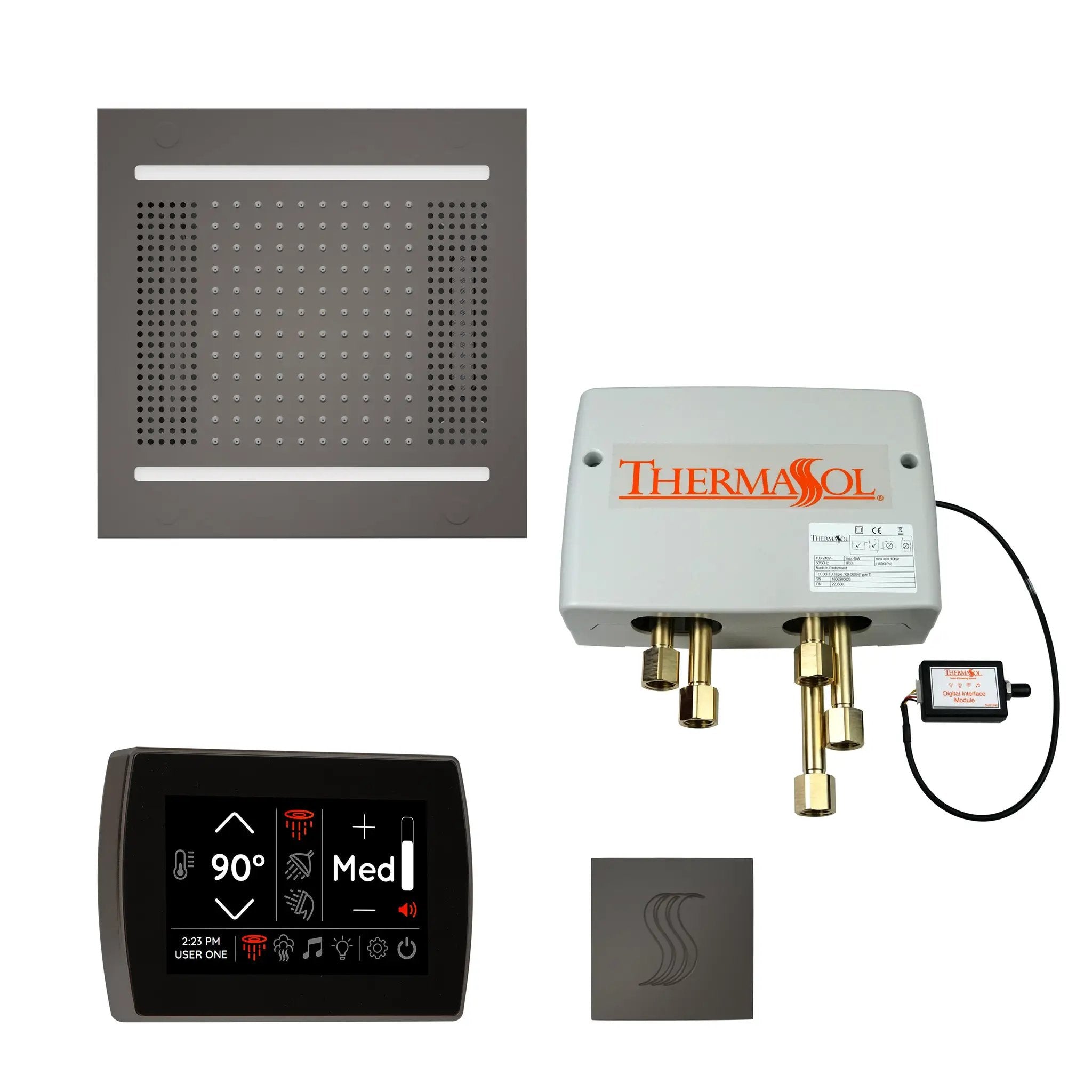 Thermasol The Total Wellness Package Hydrovive14 with SignaTouch Square by Thermasol