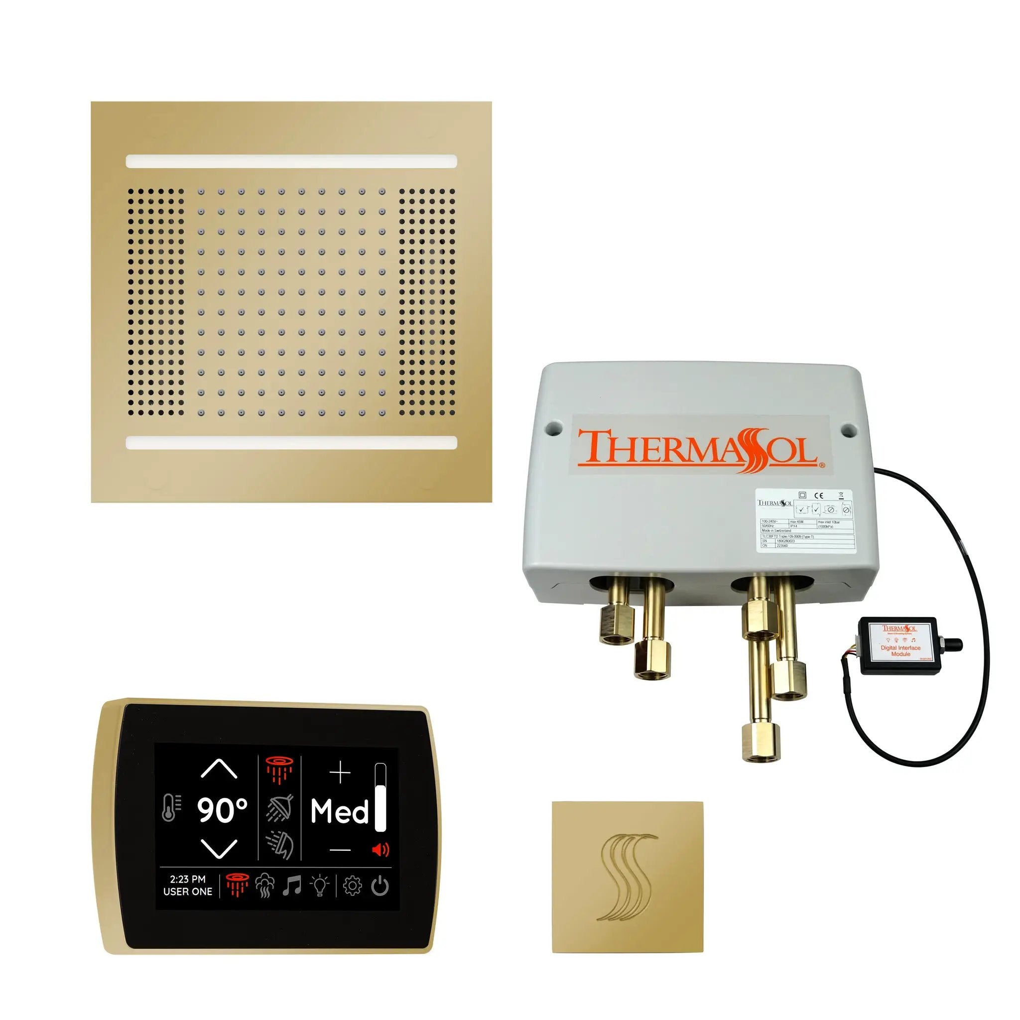 Thermasol The Total Wellness Package Hydrovive14 with SignaTouch Square by Thermasol