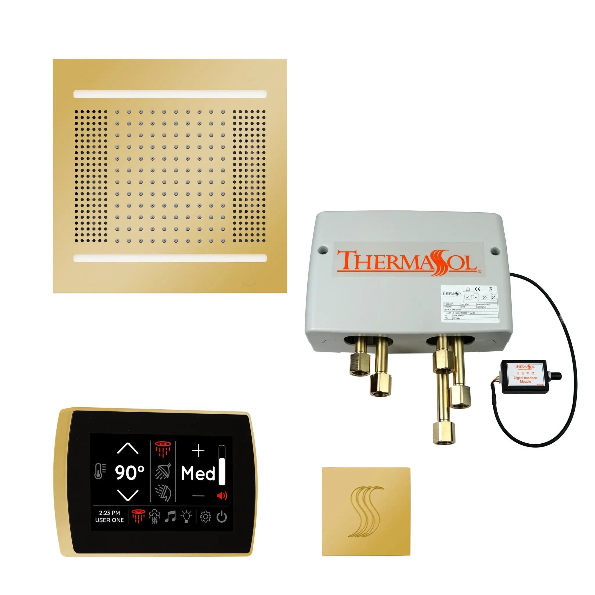 Thermasol The Total Wellness Package Hydrovive14 with SignaTouch Square by Thermasol