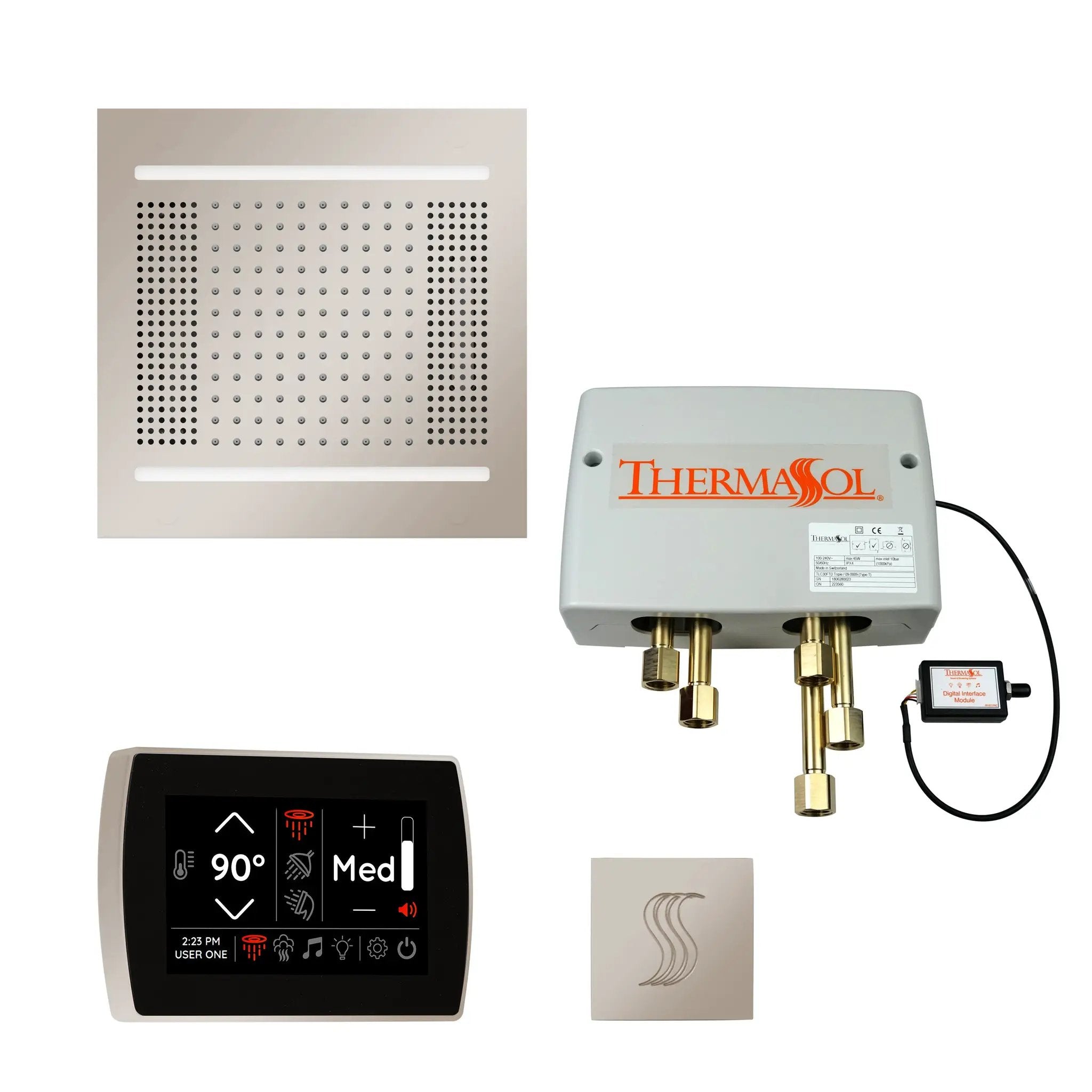 Thermasol The Total Wellness Package Hydrovive14 with SignaTouch Square by Thermasol