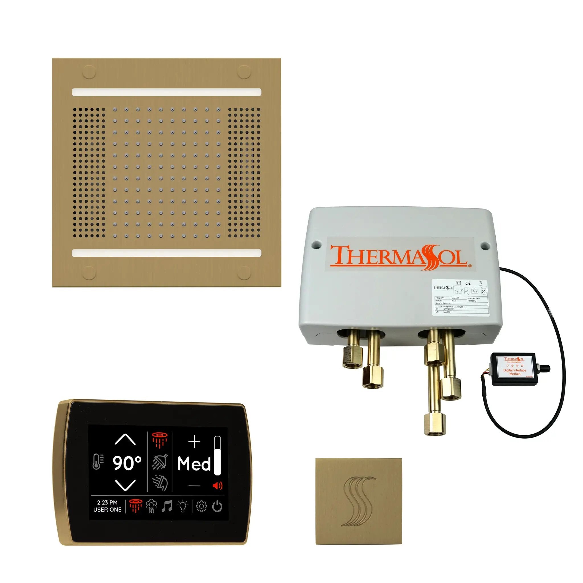 Thermasol The Total Wellness Package Hydrovive14 with SignaTouch Square by Thermasol
