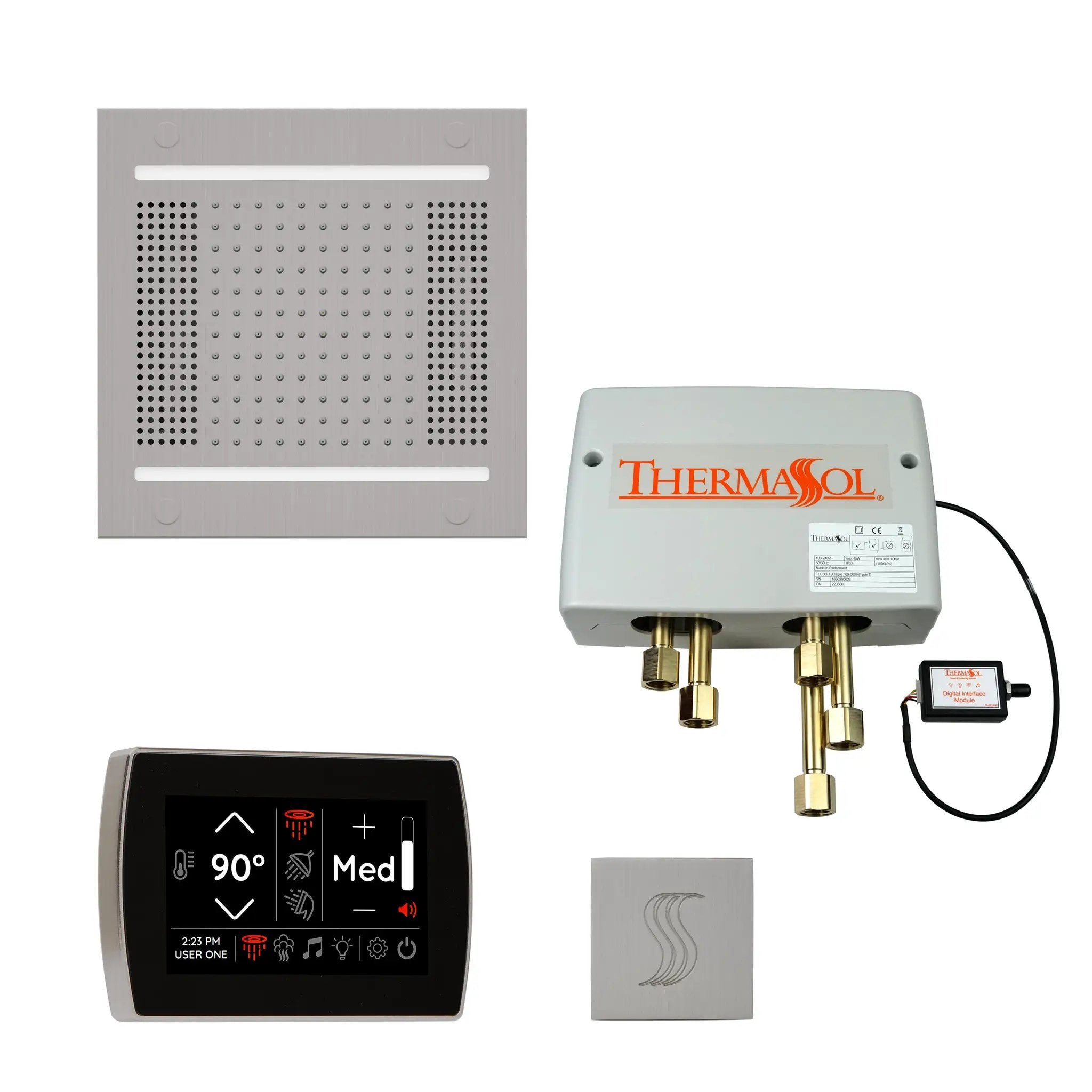 Thermasol The Total Wellness Package Hydrovive14 with SignaTouch Square by Thermasol