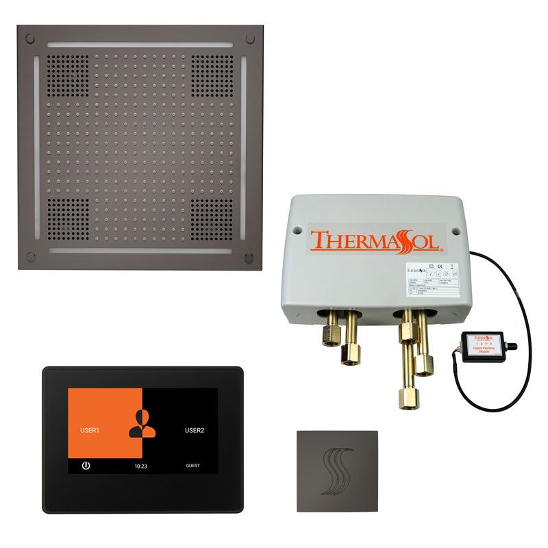 Thermasol The Total Wellness Hydrovive Package with 7" ThermaTouch and Square