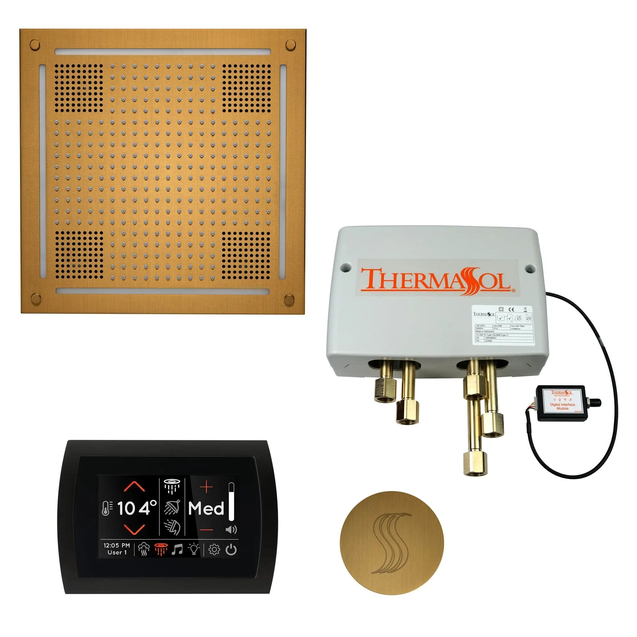 Thermasol The Total Wellness Package Hydrovive with SignaTouch Round by Thermasol