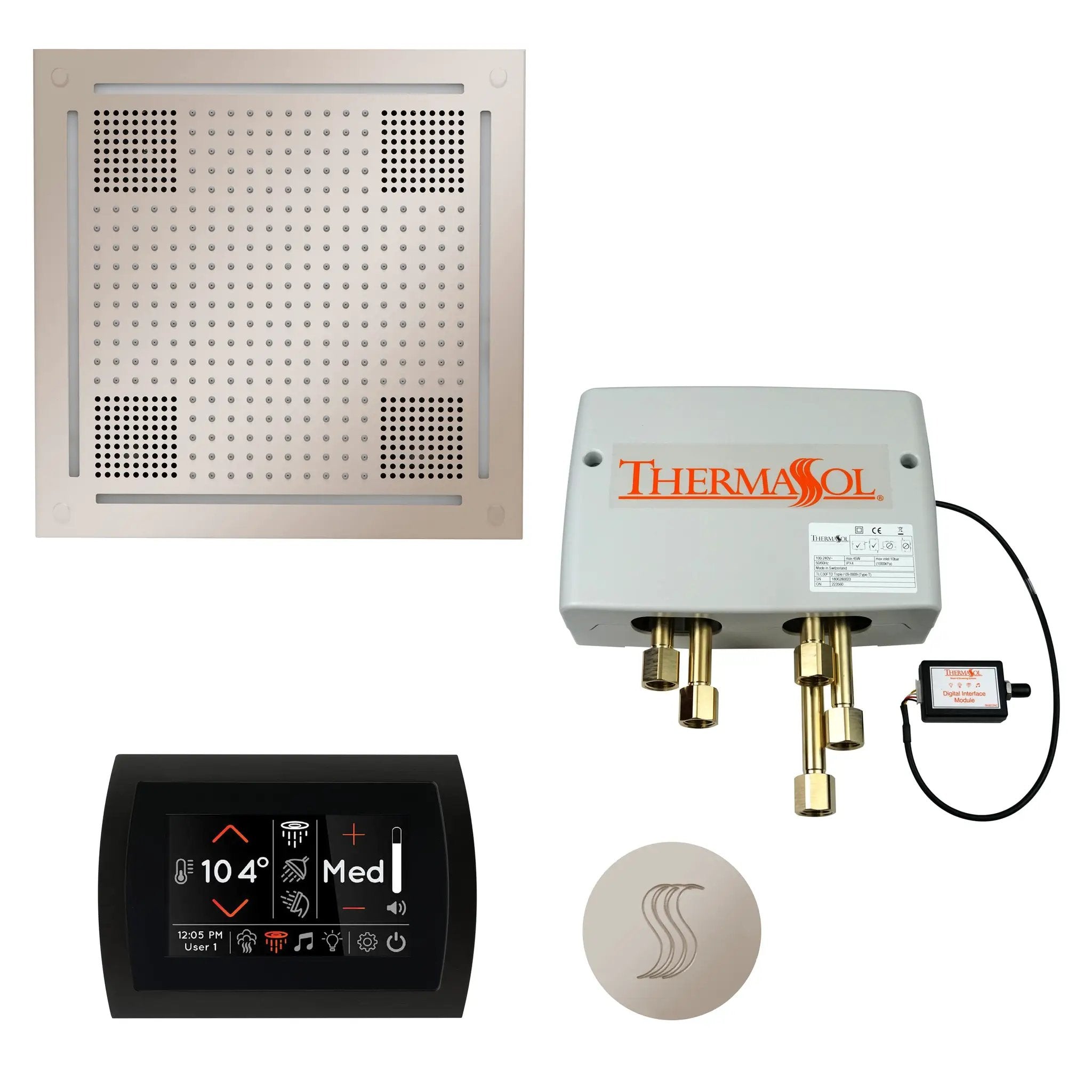 Thermasol The Total Wellness Package Hydrovive with SignaTouch Round by Thermasol