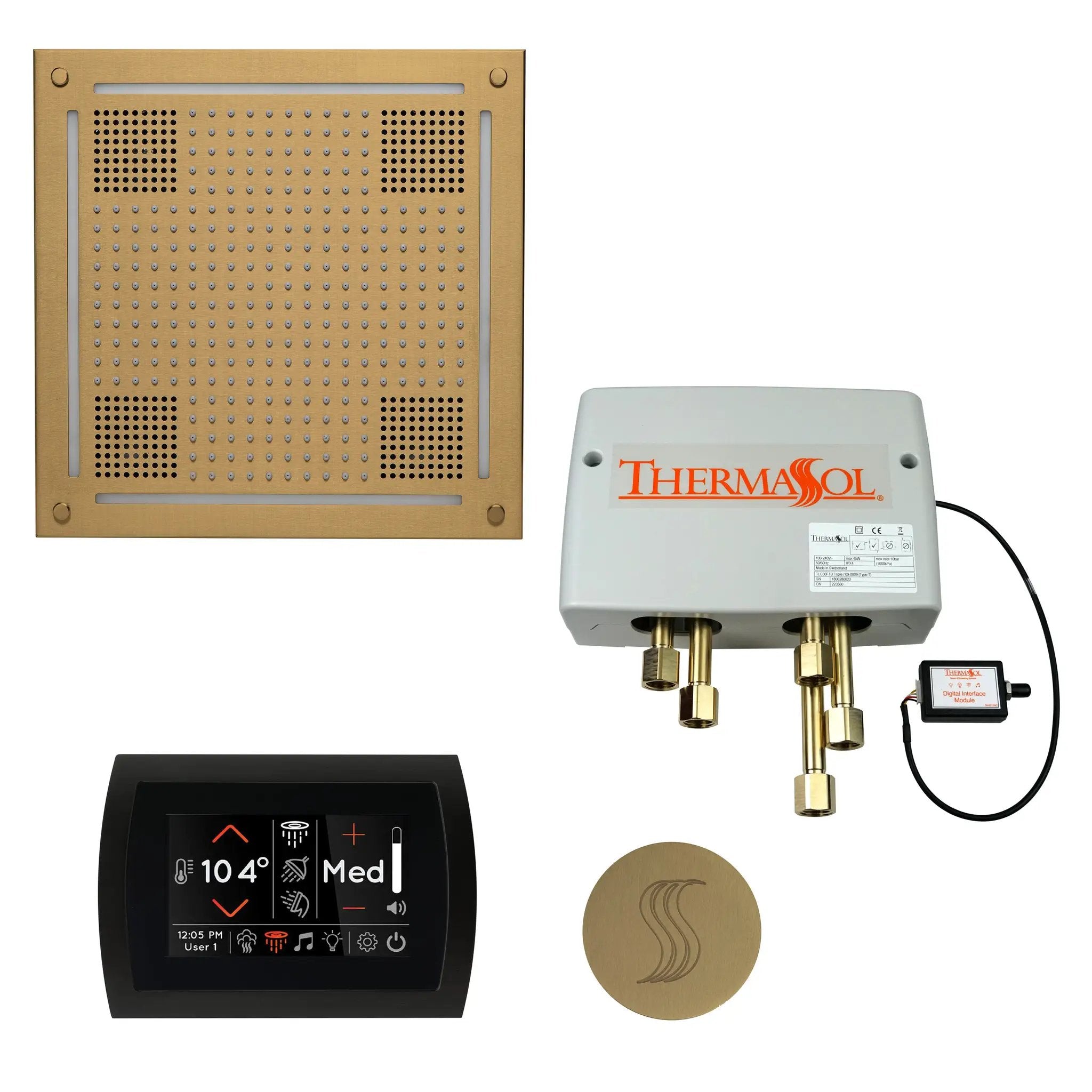 Thermasol The Total Wellness Package Hydrovive with SignaTouch Round by Thermasol