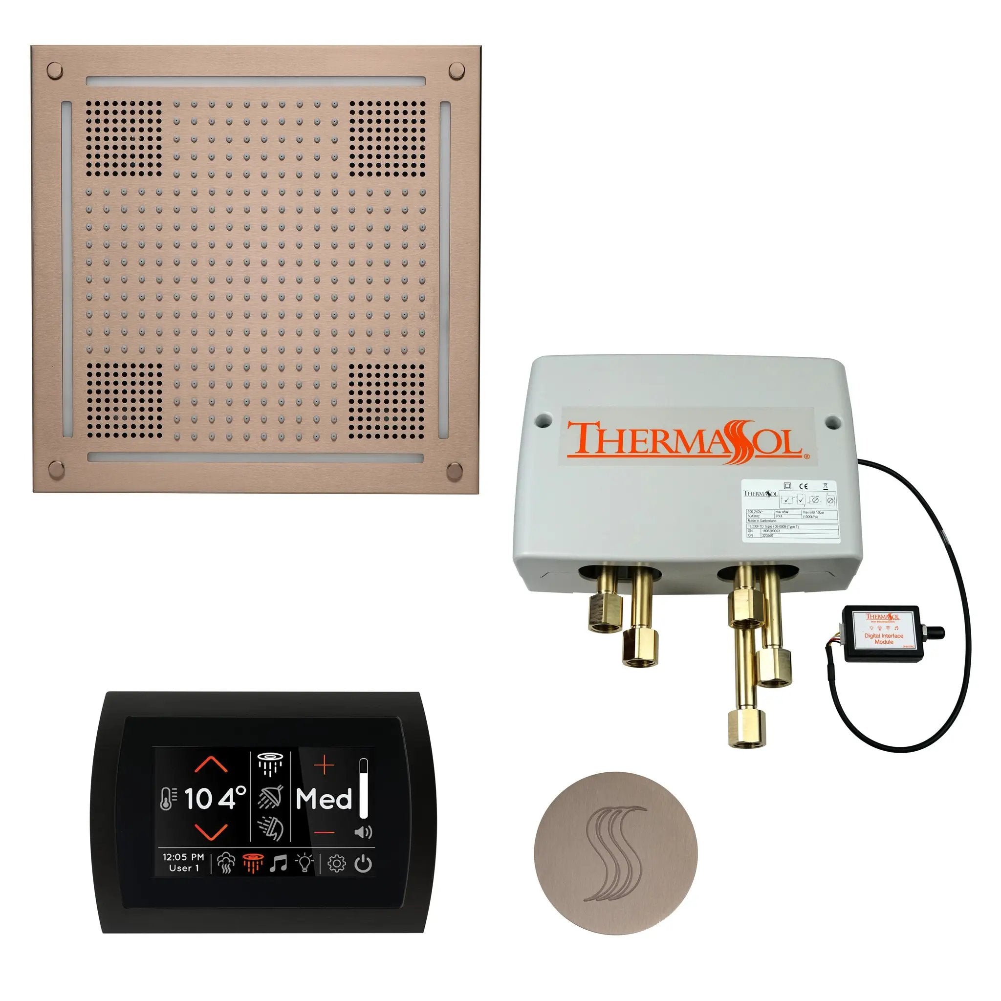 Thermasol The Total Wellness Package Hydrovive with SignaTouch Round by Thermasol