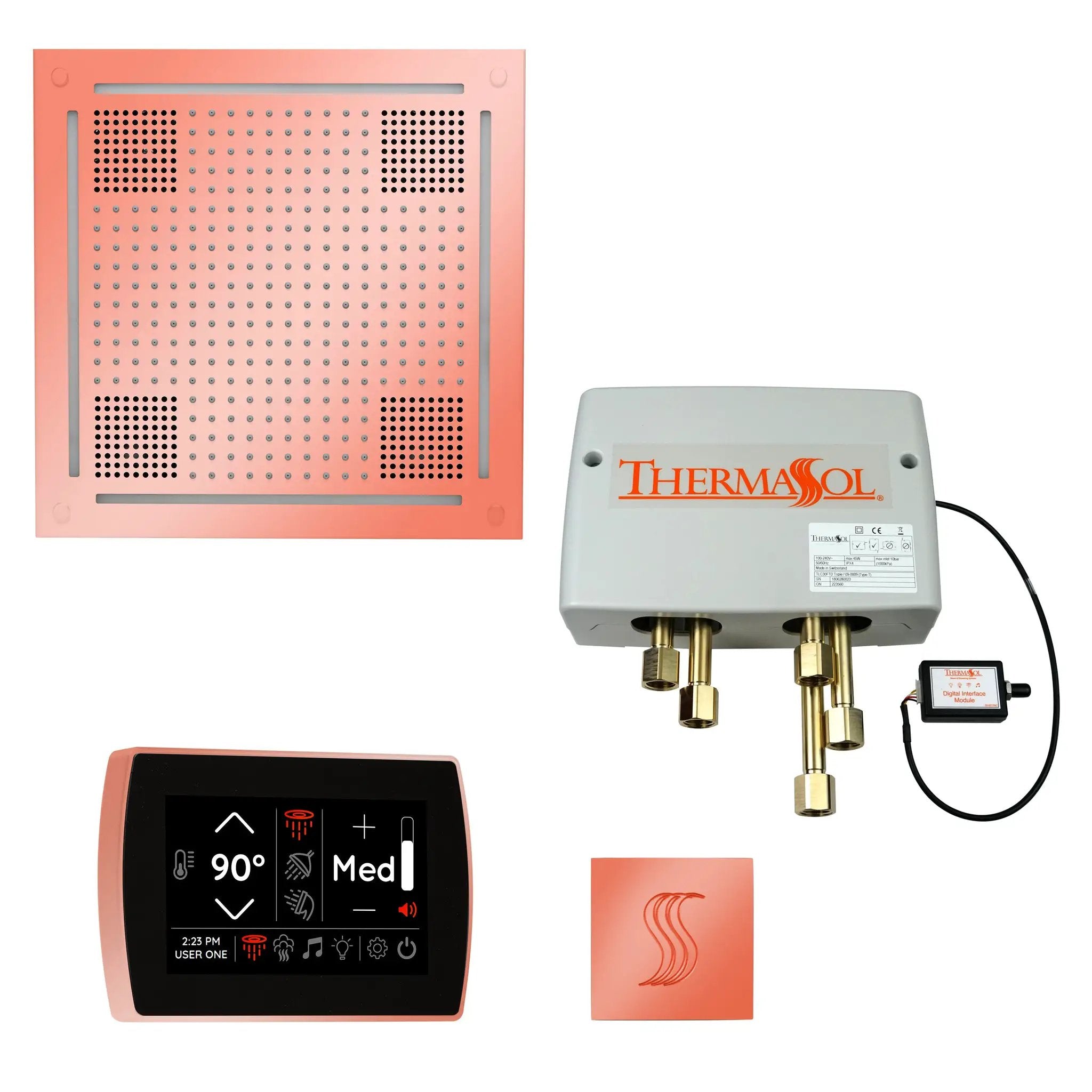 Thermasol The Total Wellness Package Hydrovive with SignaTouch Square by Thermasol