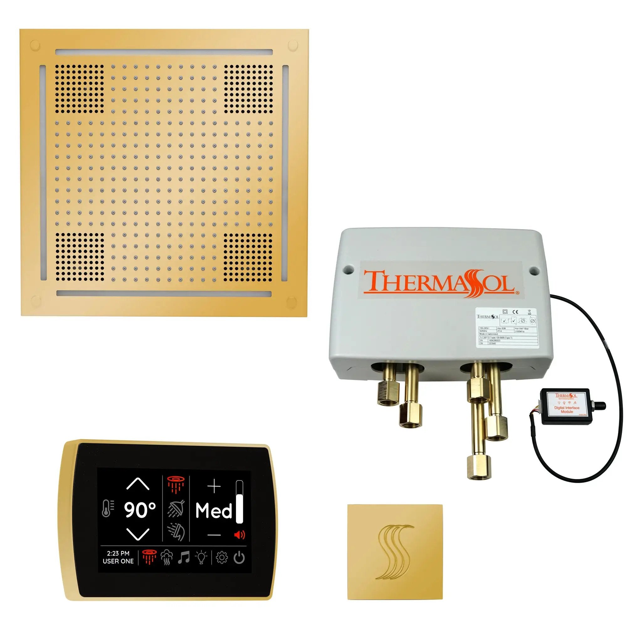 Thermasol The Total Wellness Package Hydrovive with SignaTouch Square by Thermasol