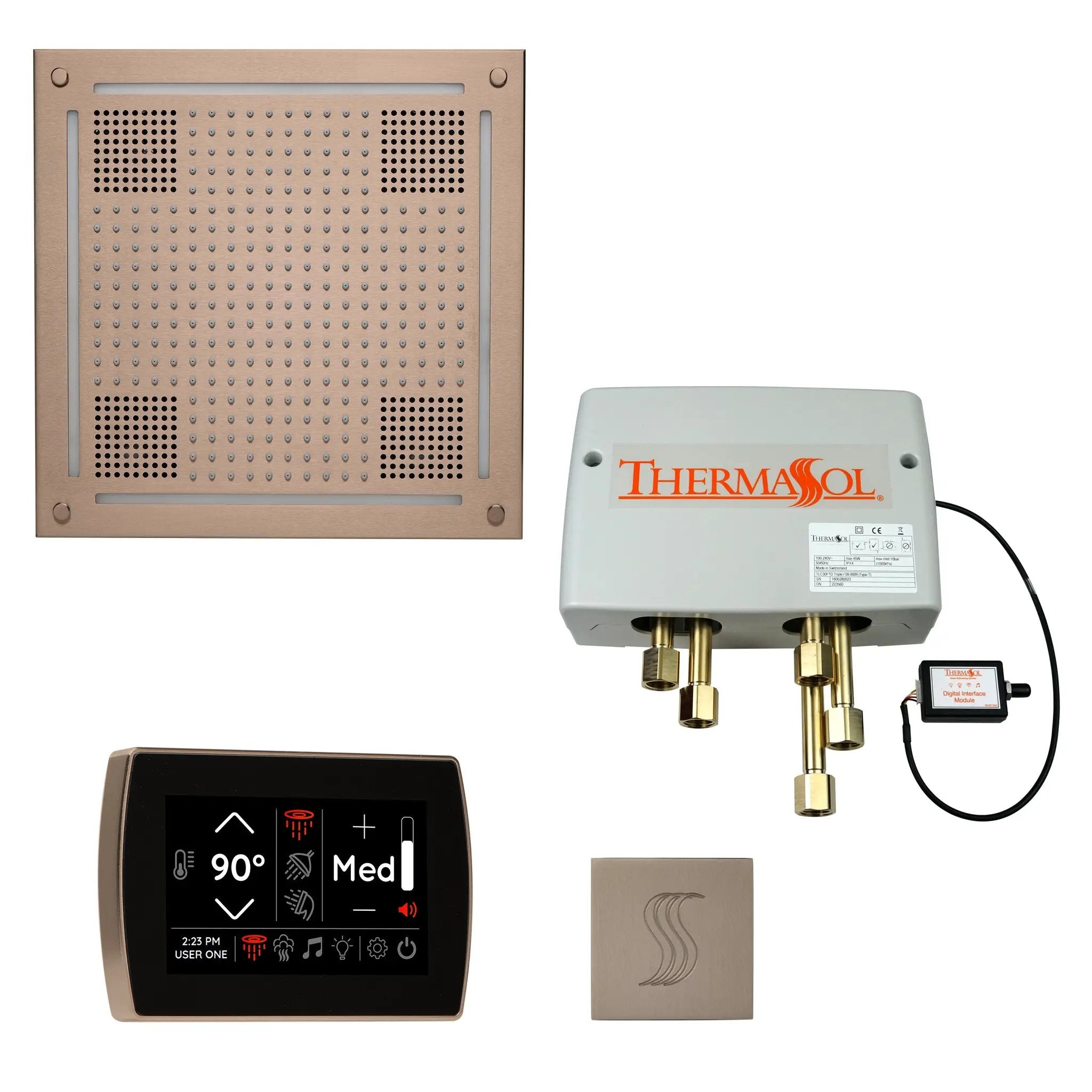 Thermasol The Total Wellness Package Hydrovive with SignaTouch Square by Thermasol