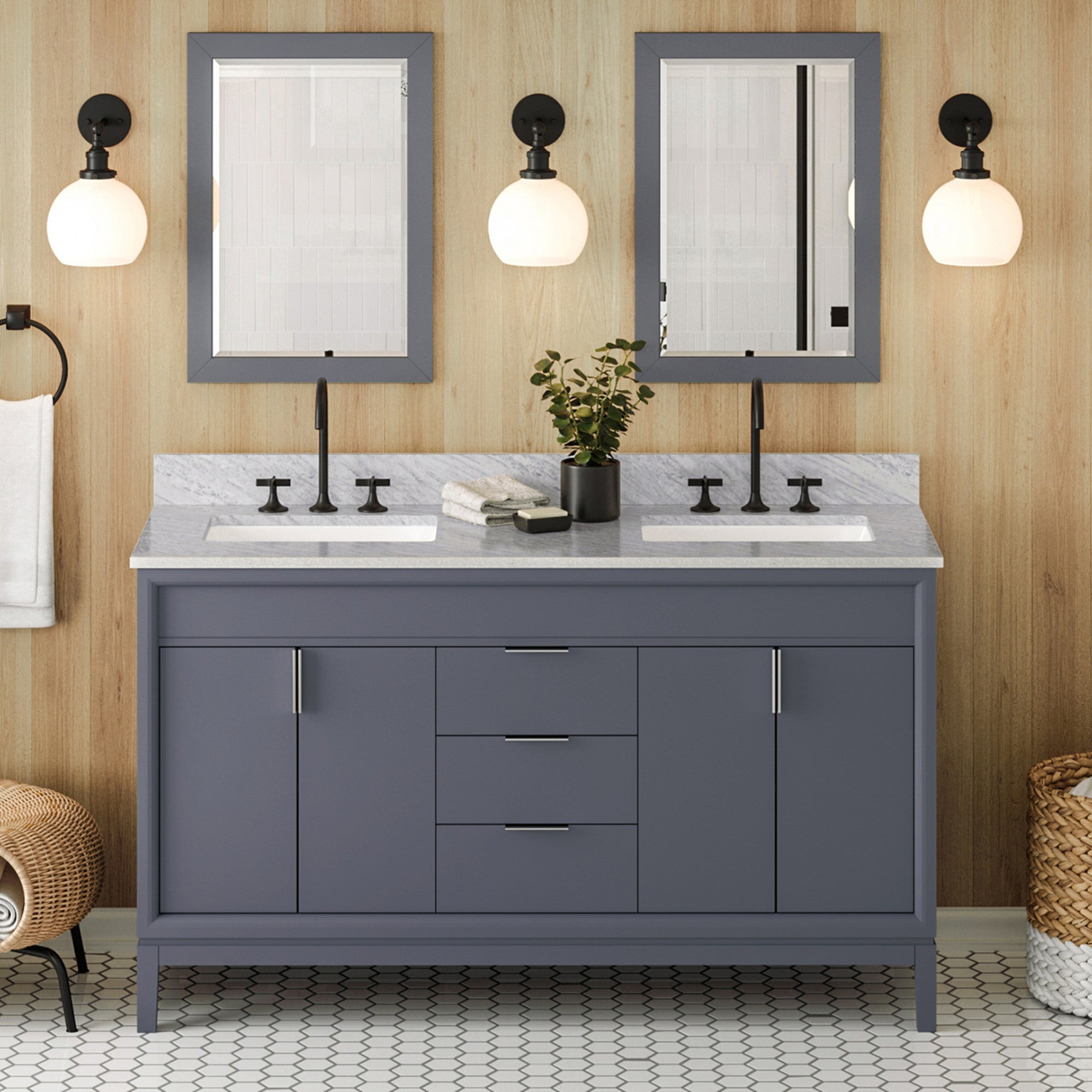 Jeffrey Alexander 60" Theodora Vanity Set