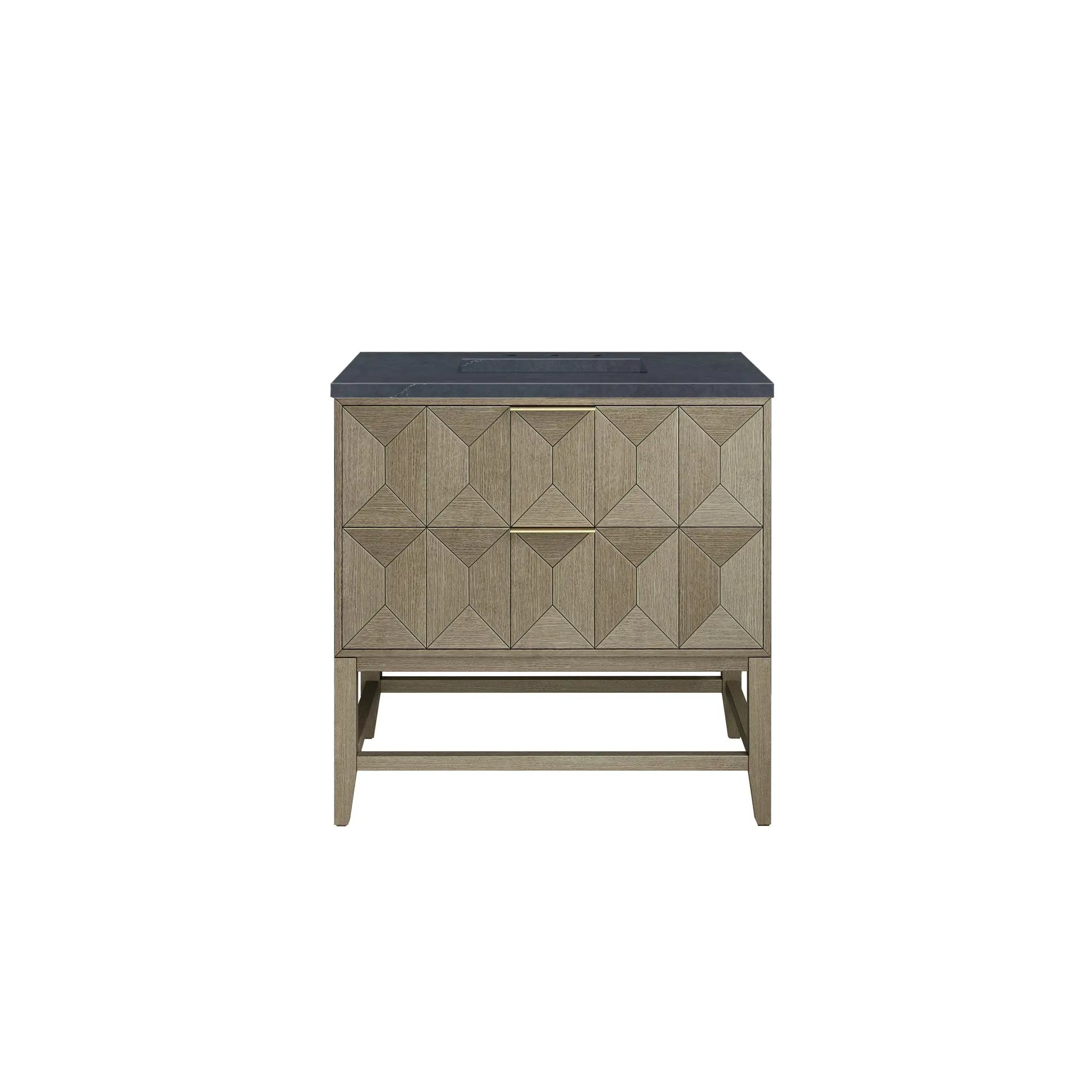 James Martin Emmeline 36" Single Vanity Set - Pebble Oak by James Martin Vanities