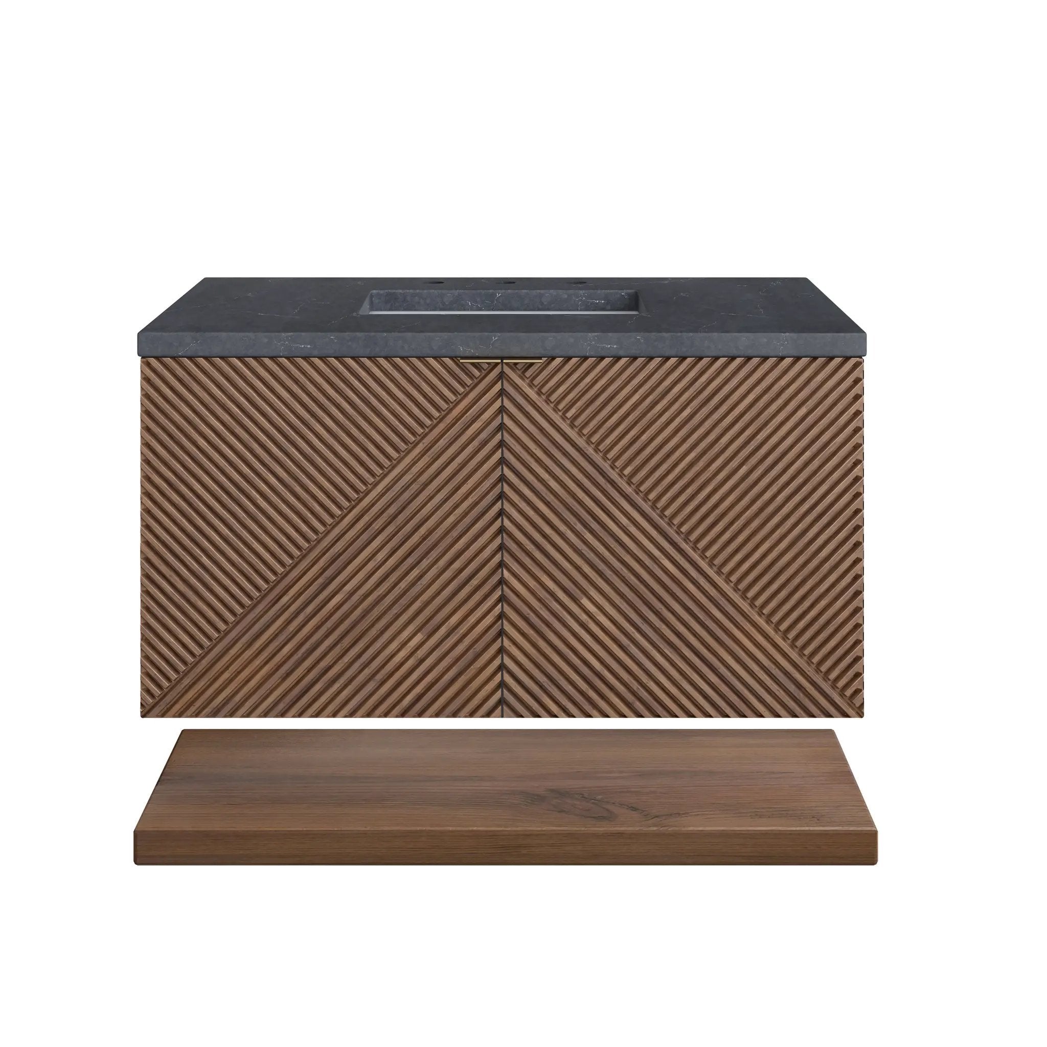 James Martin Marcello 36" Single Vanity Set - Chestnut by James Martin Vanities