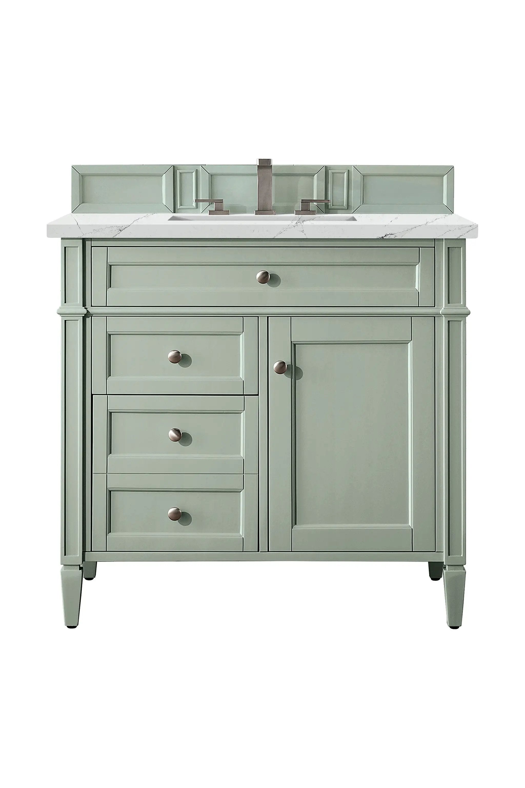 James Martin Brittany 36" Single Vanity Set - Sage Green by James Martin Vanities