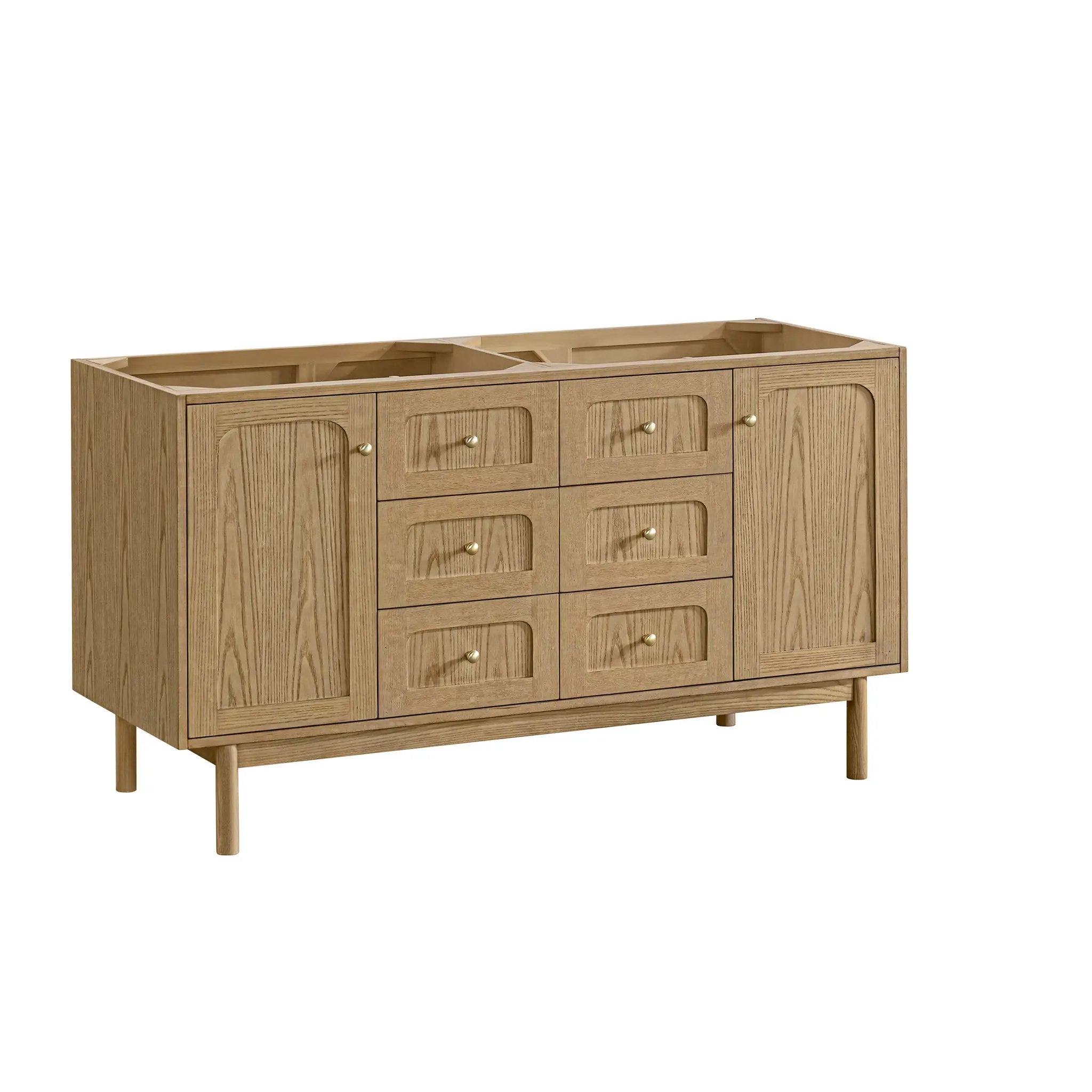 light natural oak vanity