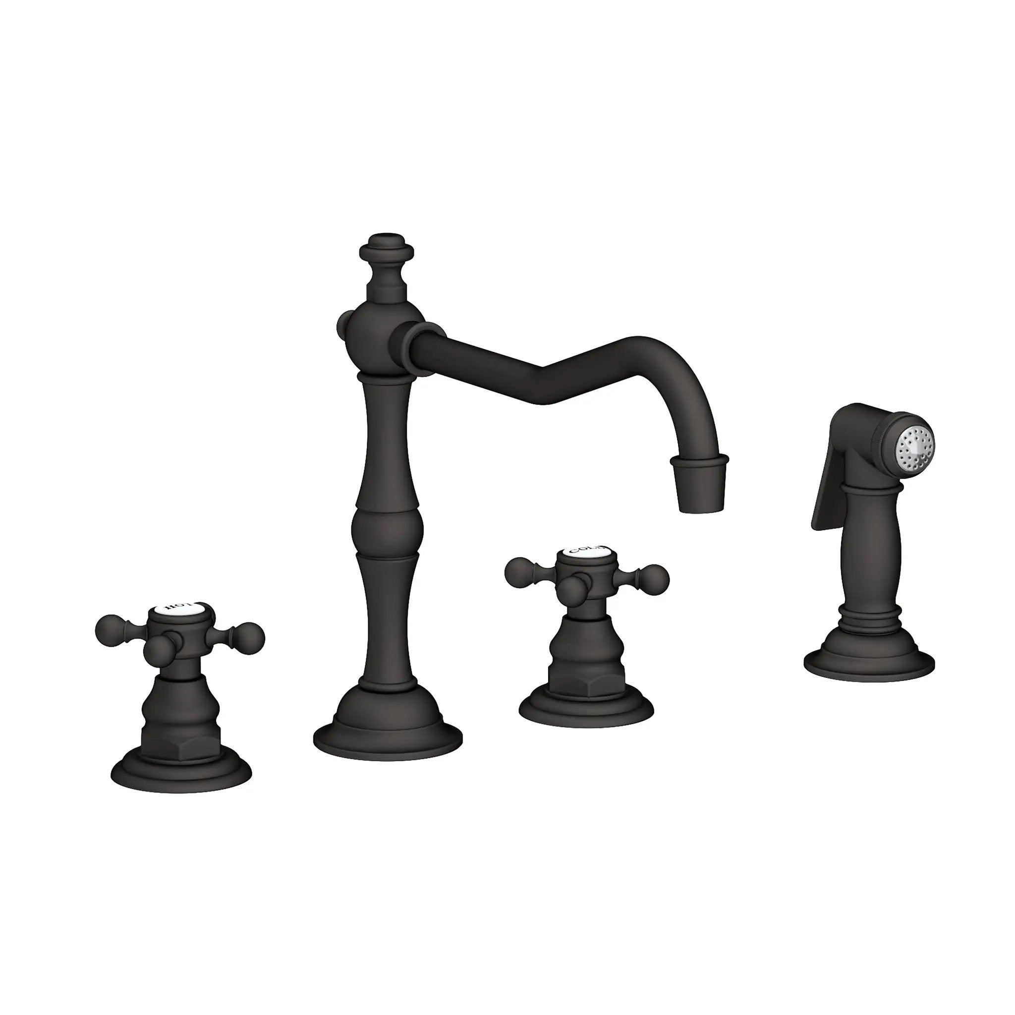 Newport Brass Chesterfield Kitchen Faucet with Side Spray by Newport Brass
