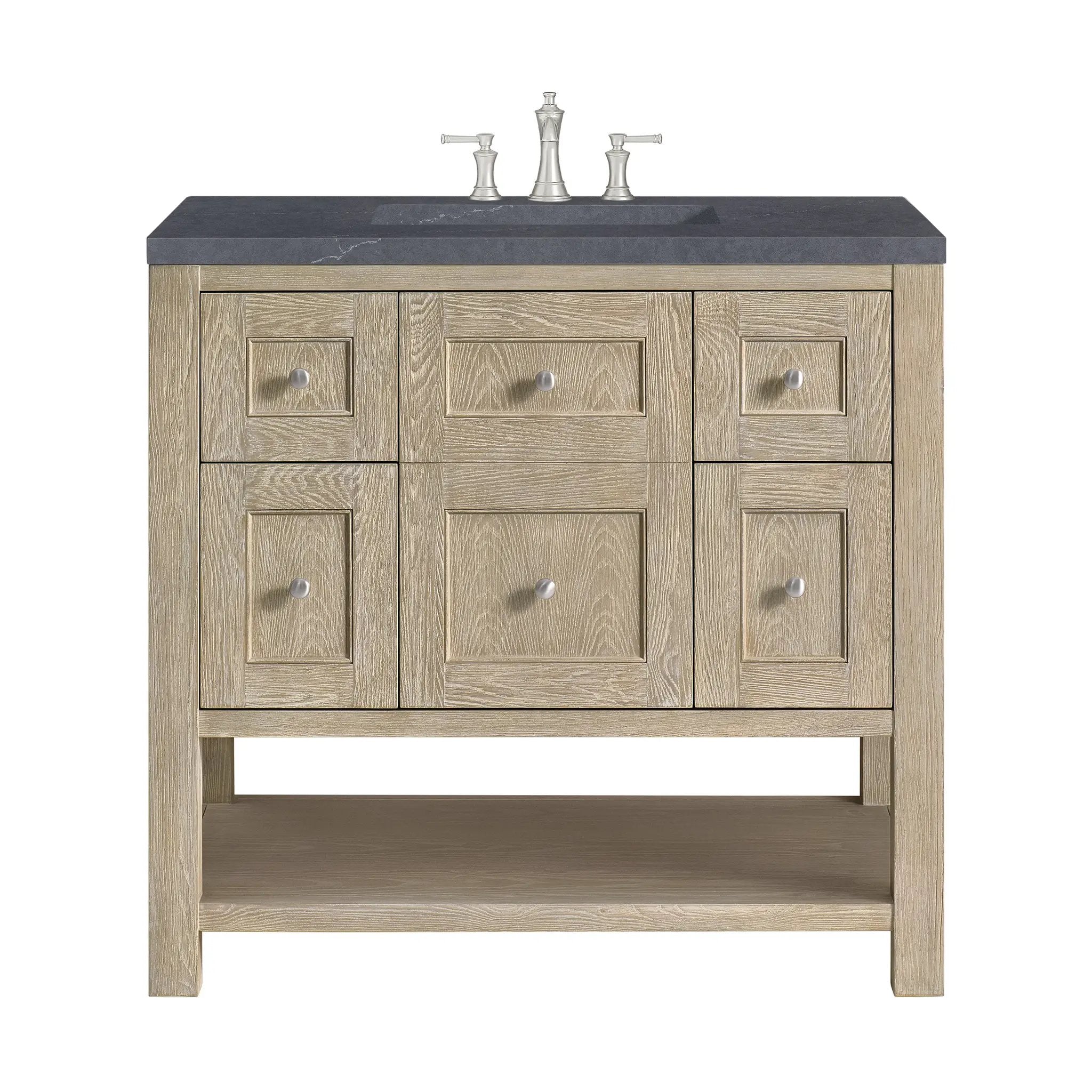 James Martin Breckenridge 36" Single Vanity Set - Whitewashed Oak by James Martin Vanities