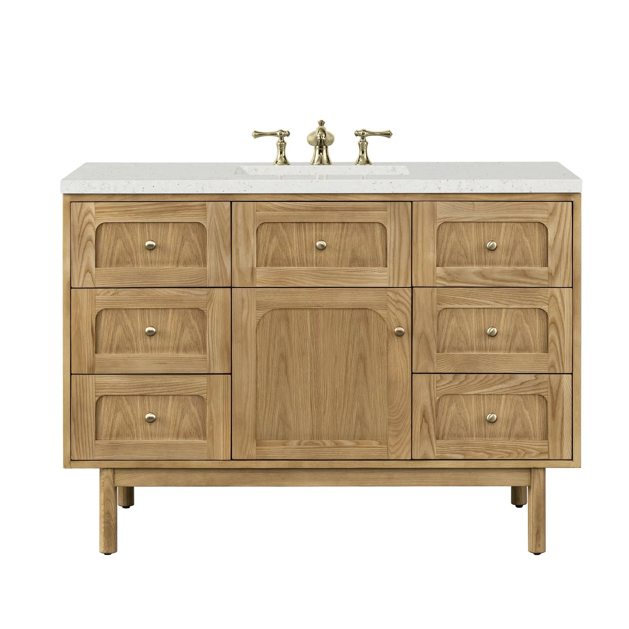James Martin Laurent 48" Single Vanity Set - Light Natural Oak by James Martin Vanities