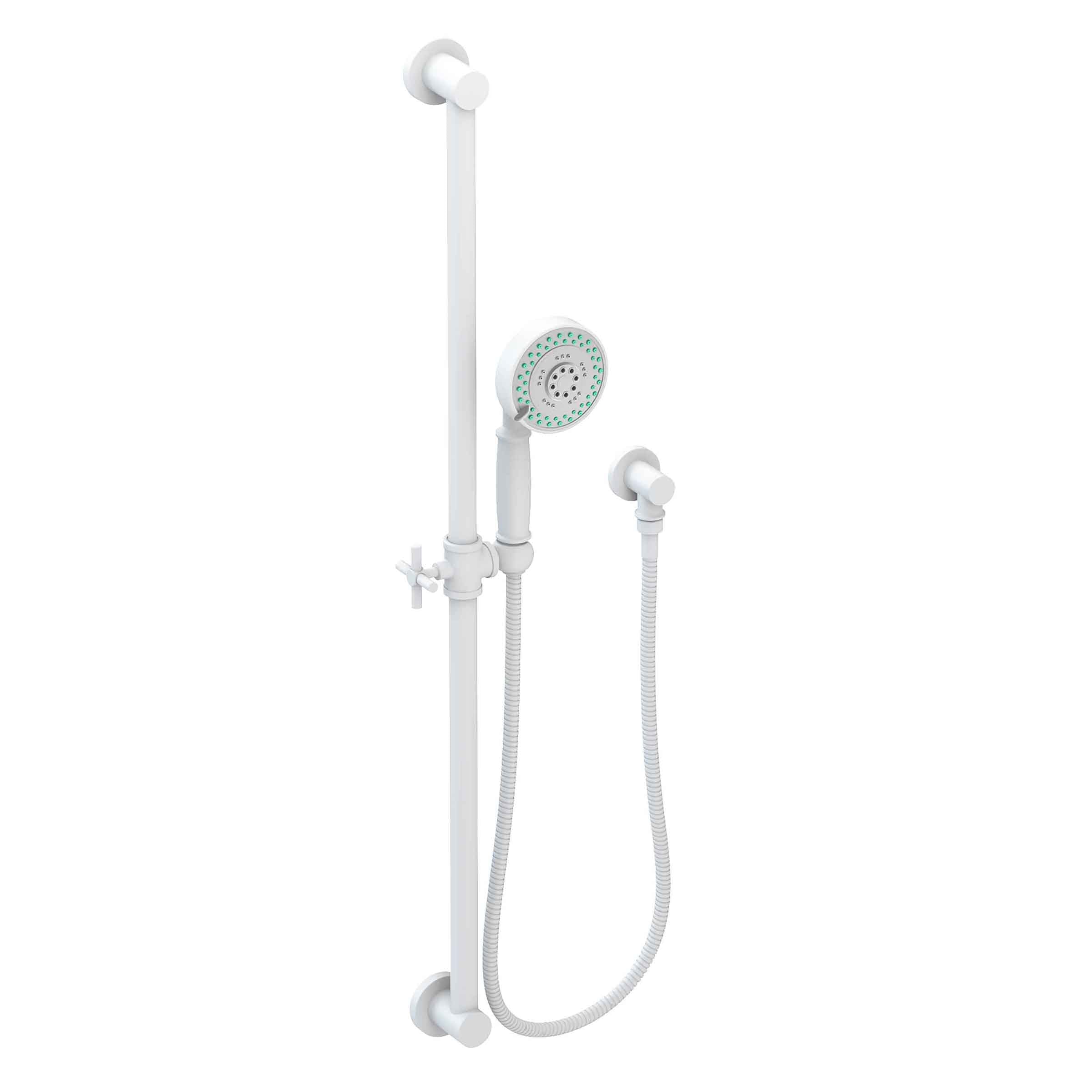 Newport Brass Tub & Shower Slide Bar with Multifunction Hand Shower Set