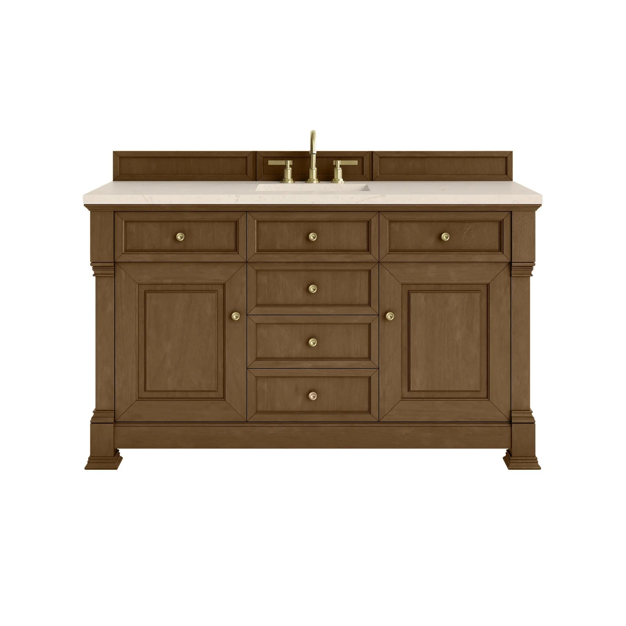 James Martin Brookfield 60" Single Vanity Set - Honey Oak by James Martin Vanities