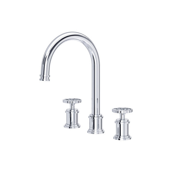 polished chrome bathroom faucet