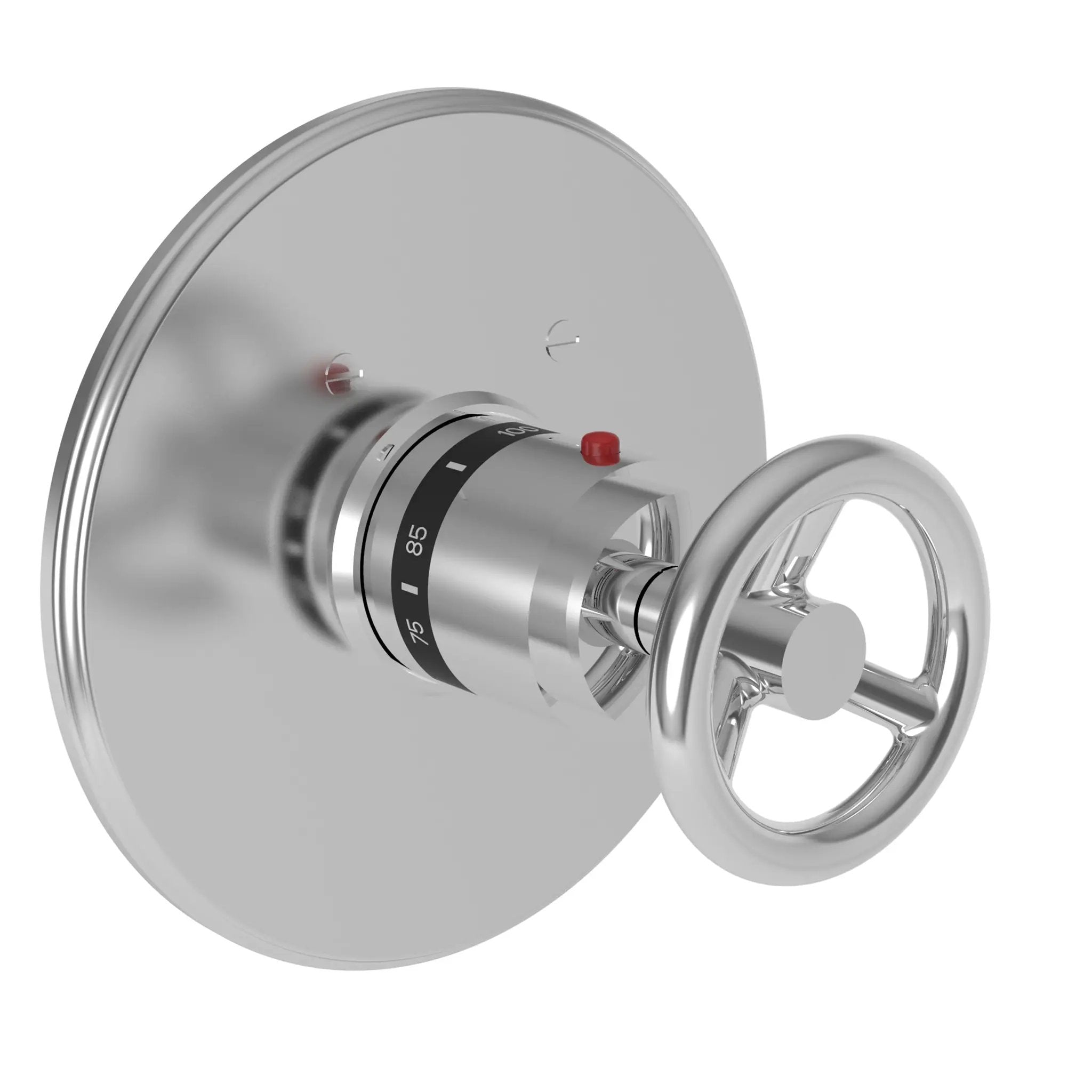 polished chrome trim plate