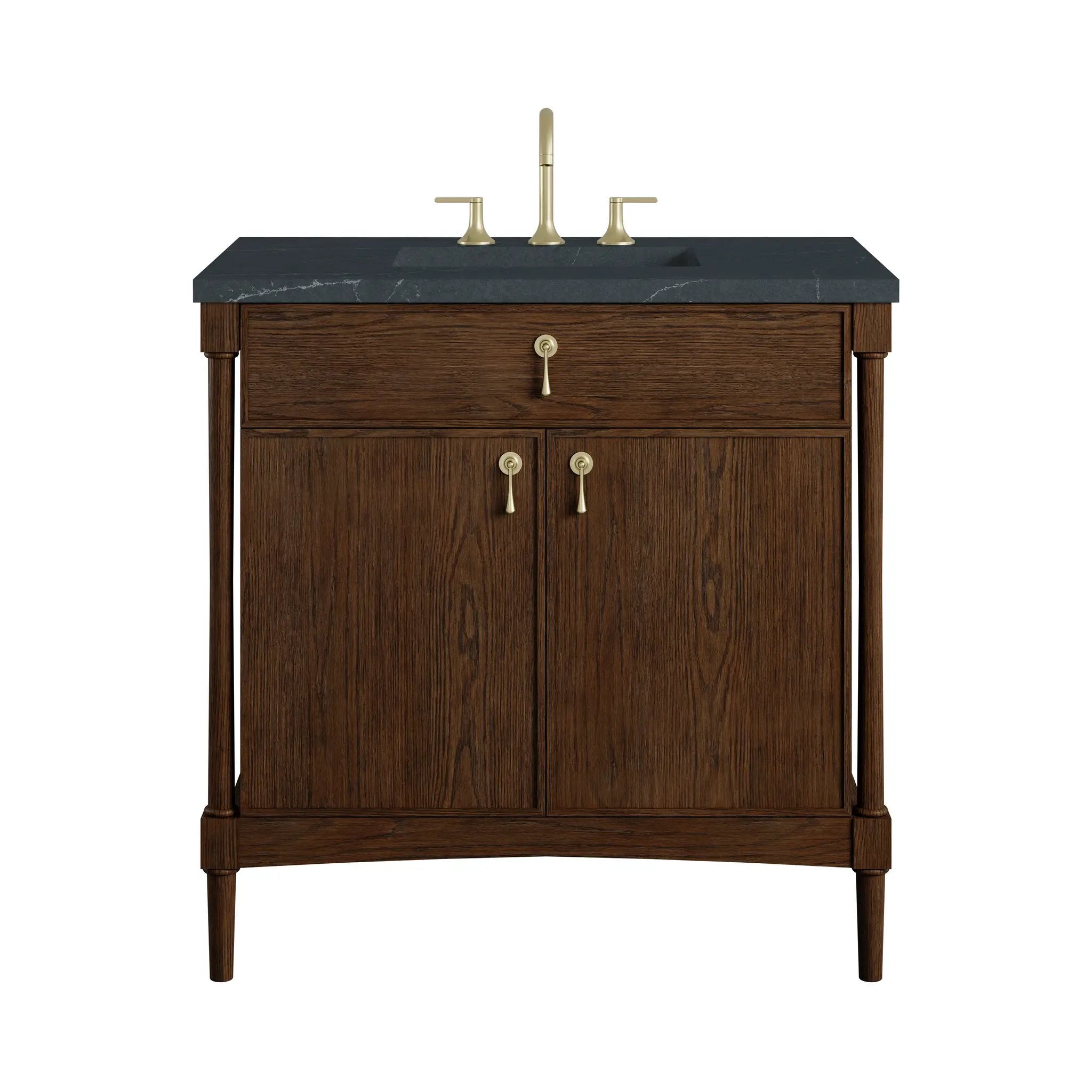 James Martin Kinnsden 36" Single Vanity Set - Sable Oak by James Martin Vanities