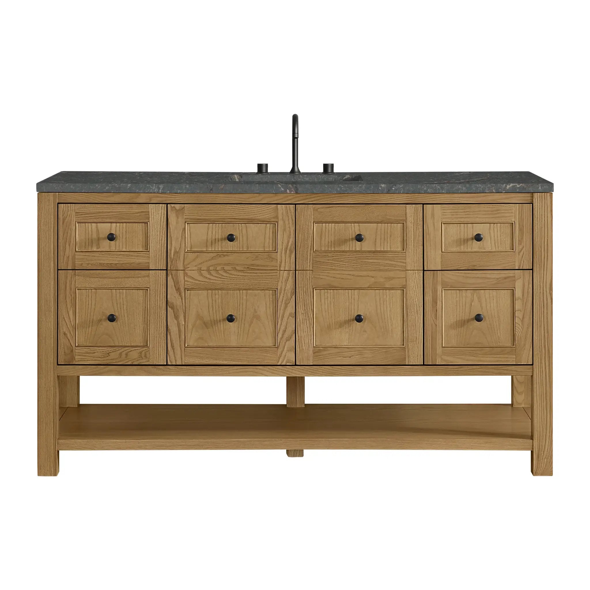 James Martin Breckenridge 60" Single Vanity Set - Light Natural Oak by James Martin Vanities