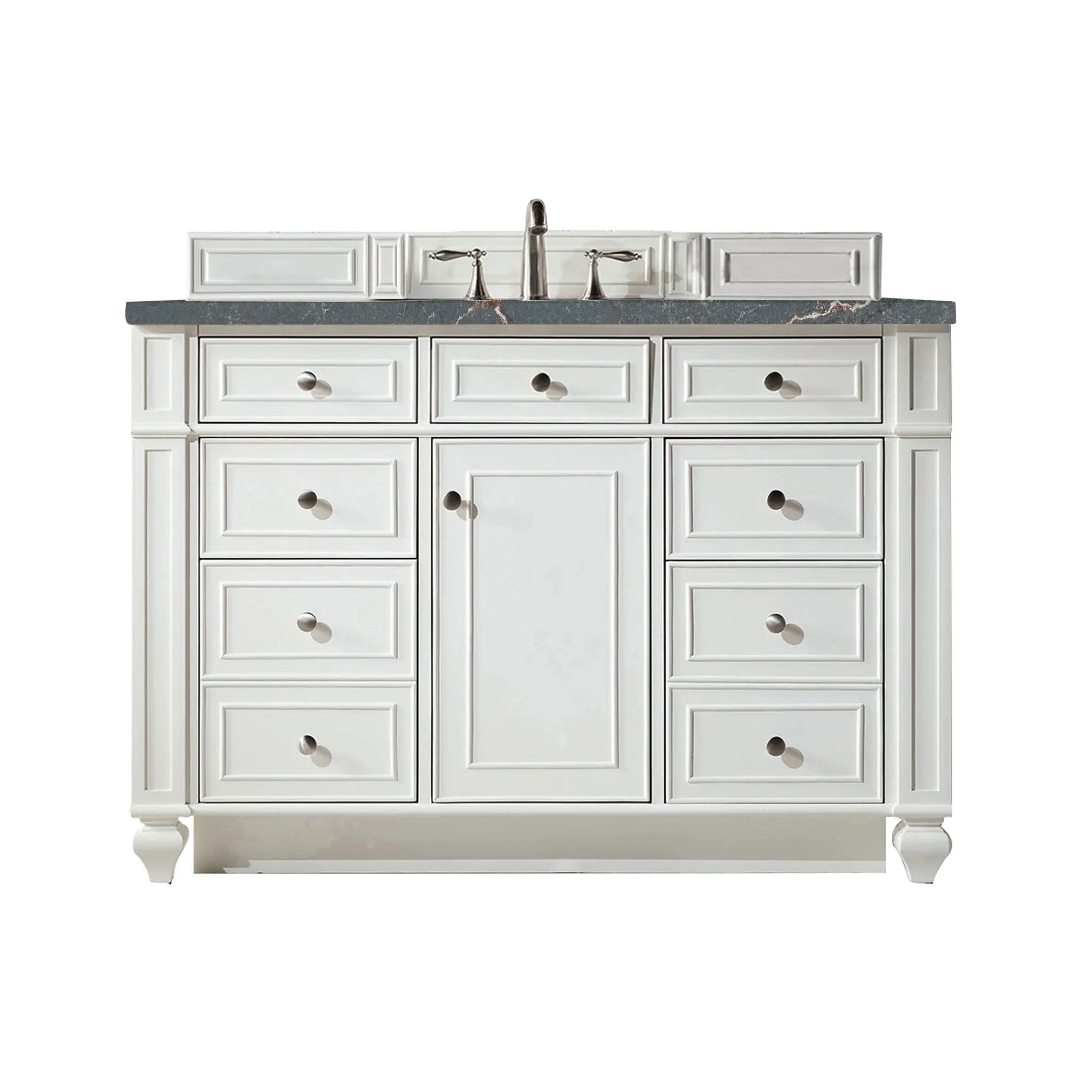 James Martin Bristol 48" Single Vanity Set - Bright White by James Martin Vanities