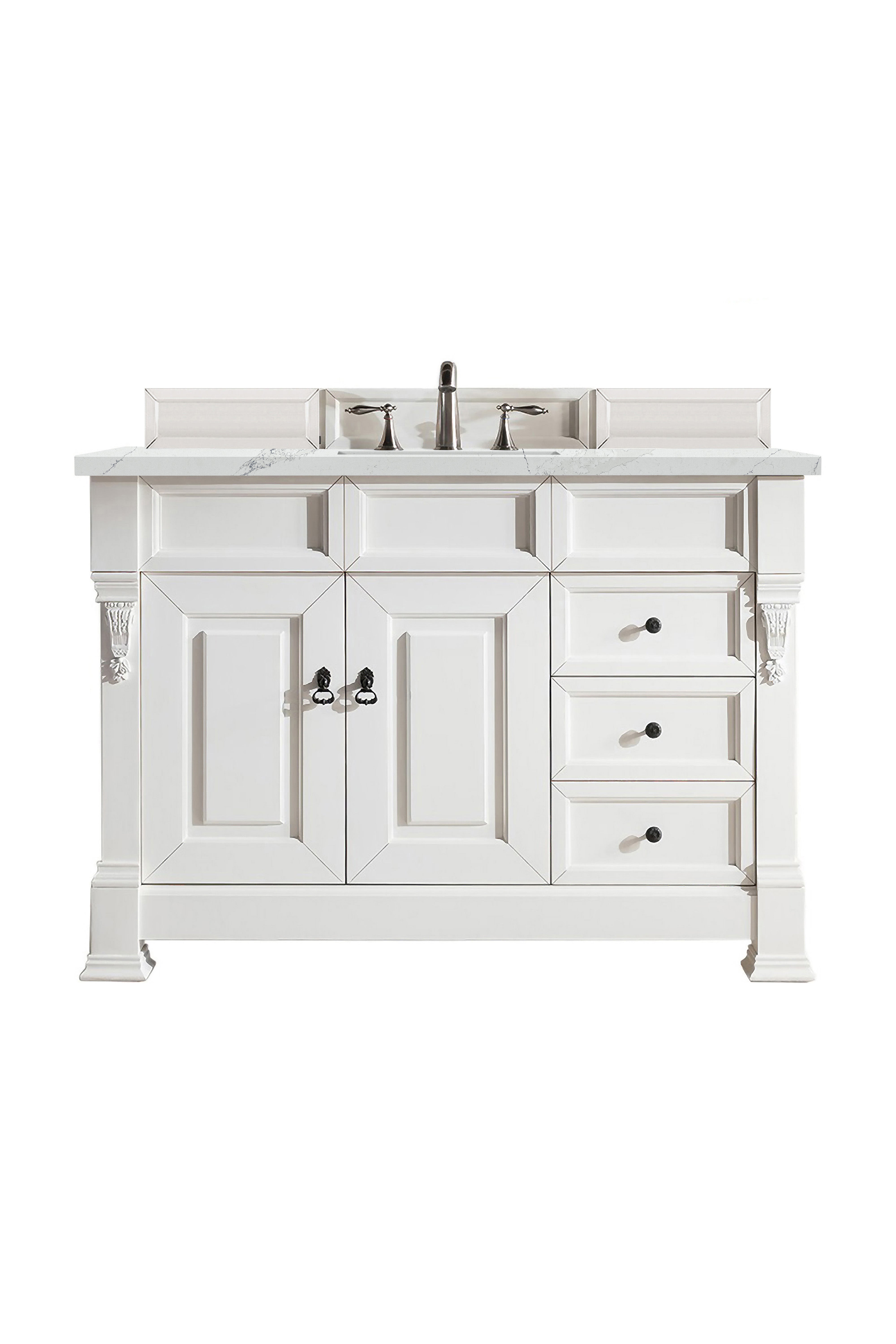 James Martin Vanities Brookfield 48" Single Vanity - Bright White