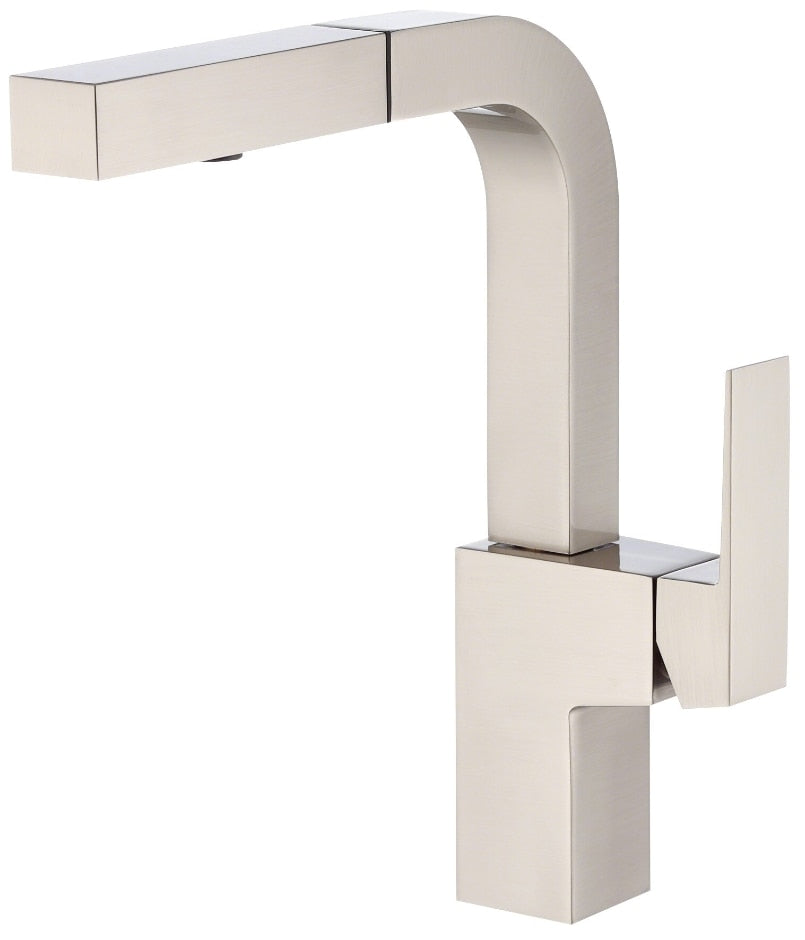 Danze by Gerber Mid-Town Trim Line 1H Pull-Out Kitchen Faucet w/ SnapBack Retraction 1.75gpm