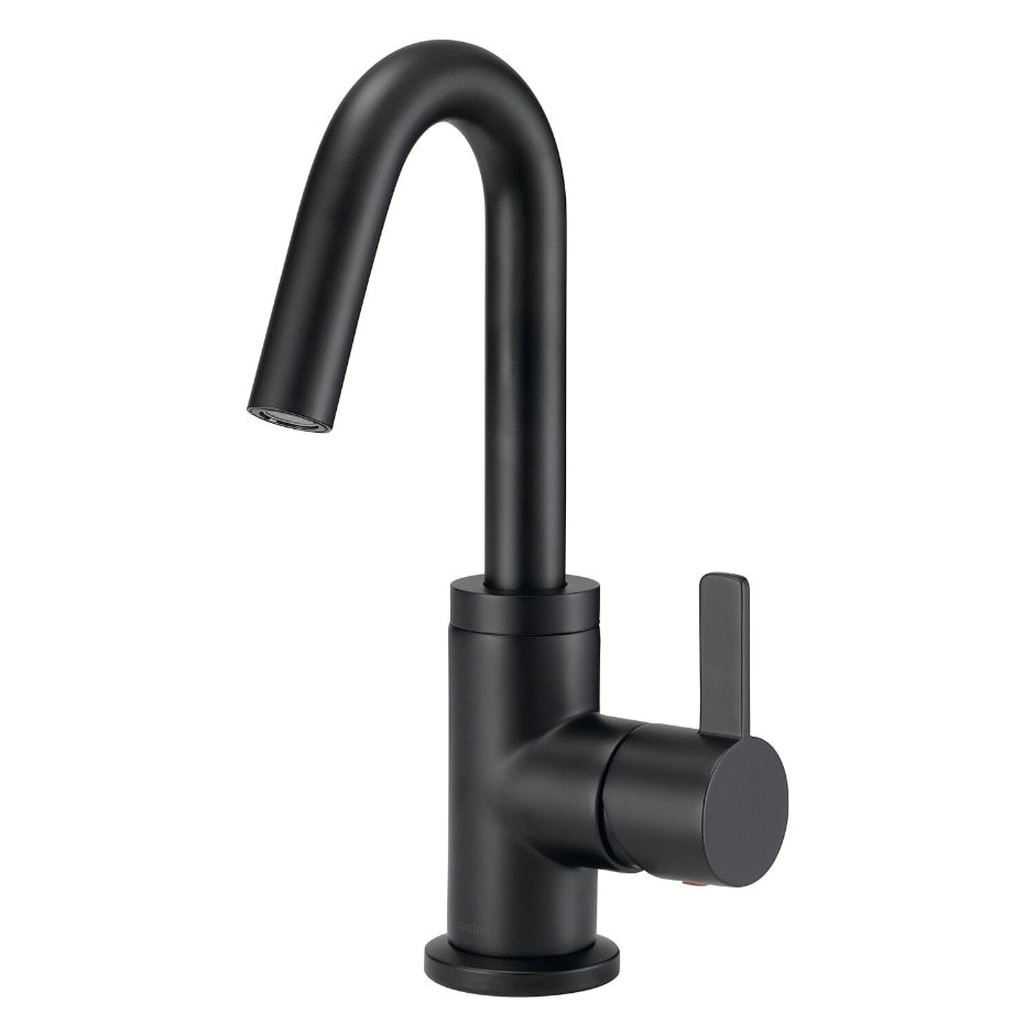 Danze by Gerber Amalfi 1H Lavatory Faucet Single Hole Mount w/ 50/50 Touch Down Drain and Optional Deck Plate Included 1.2gpm